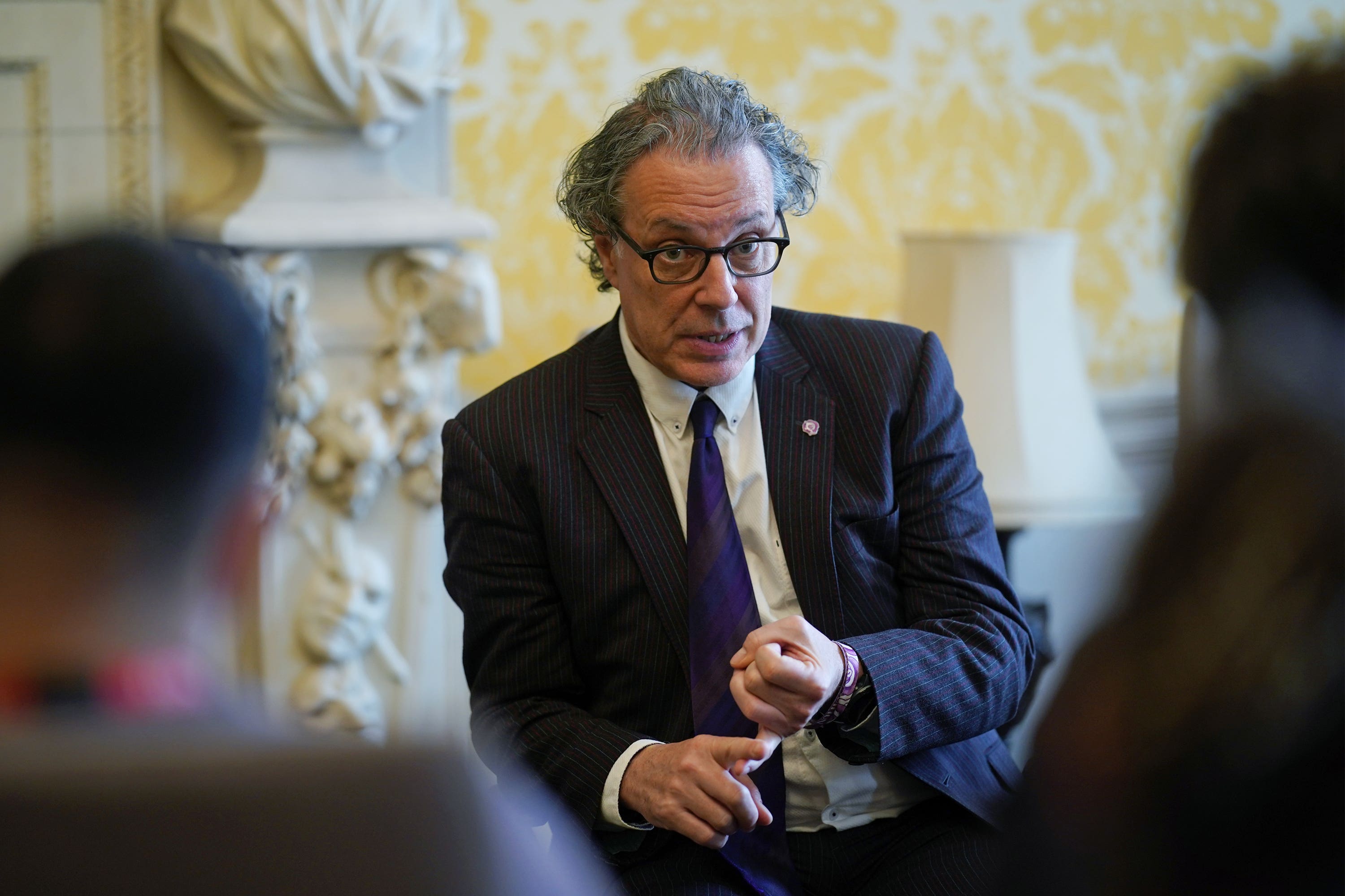 Ian Russell said ‘sticking plasters’ would not be enough to protect children online (PA)