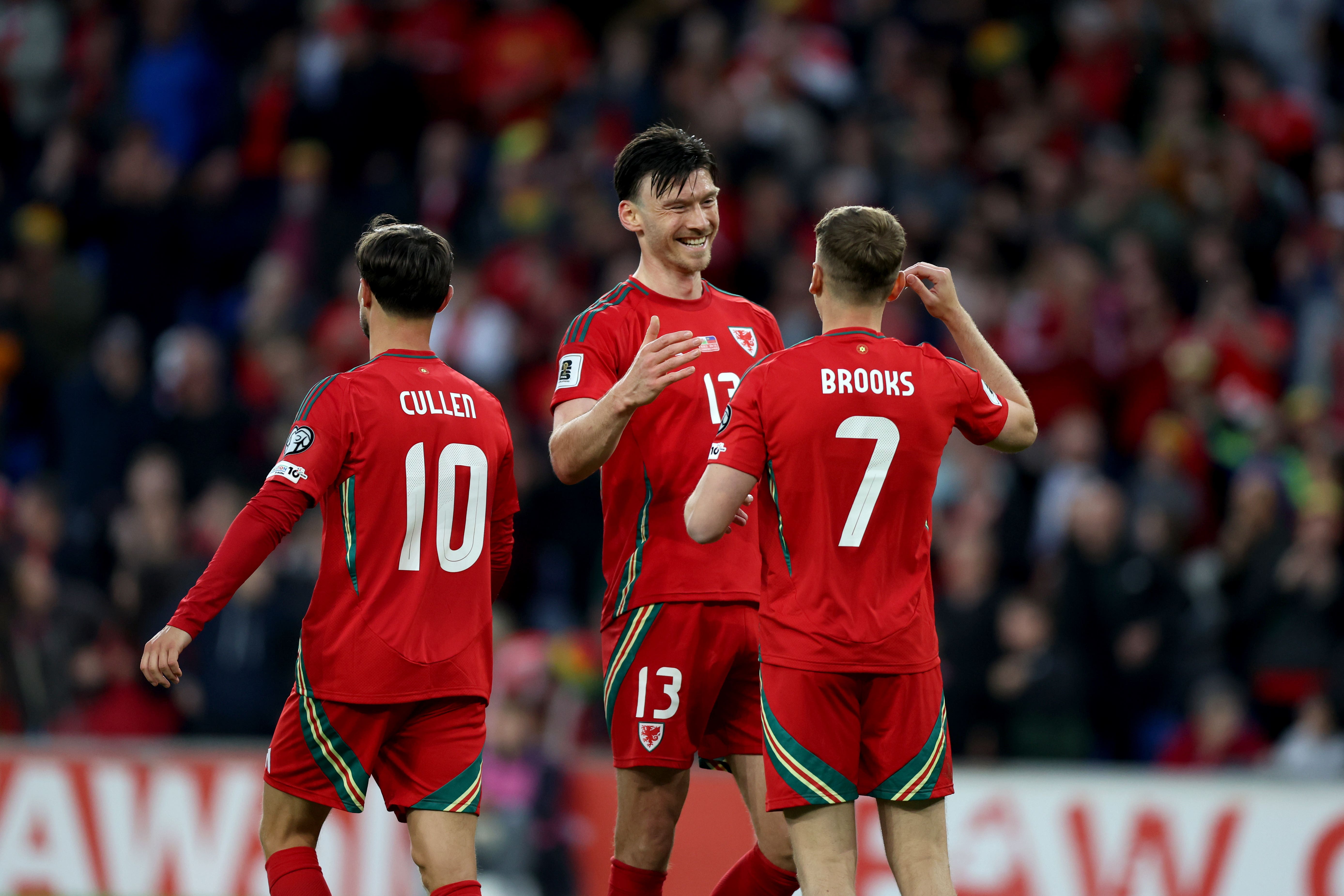 Wales are on a nine-game unbeaten run ahead of Monday’s World Cup qualifier against Belgium (Nigel French/PA)