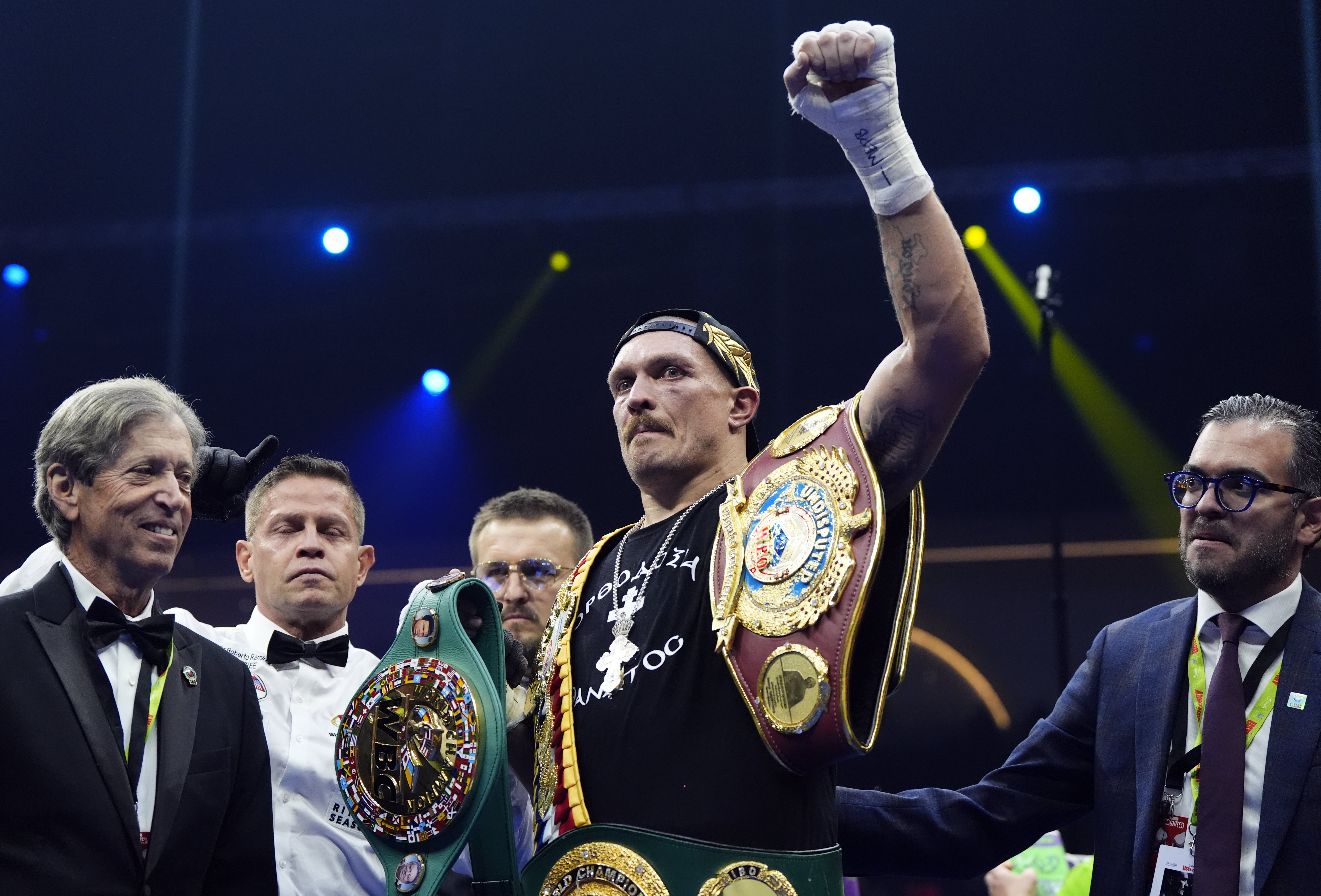 Oleksandr Usyk is the WBC, WBA and WBO heavyweight champion