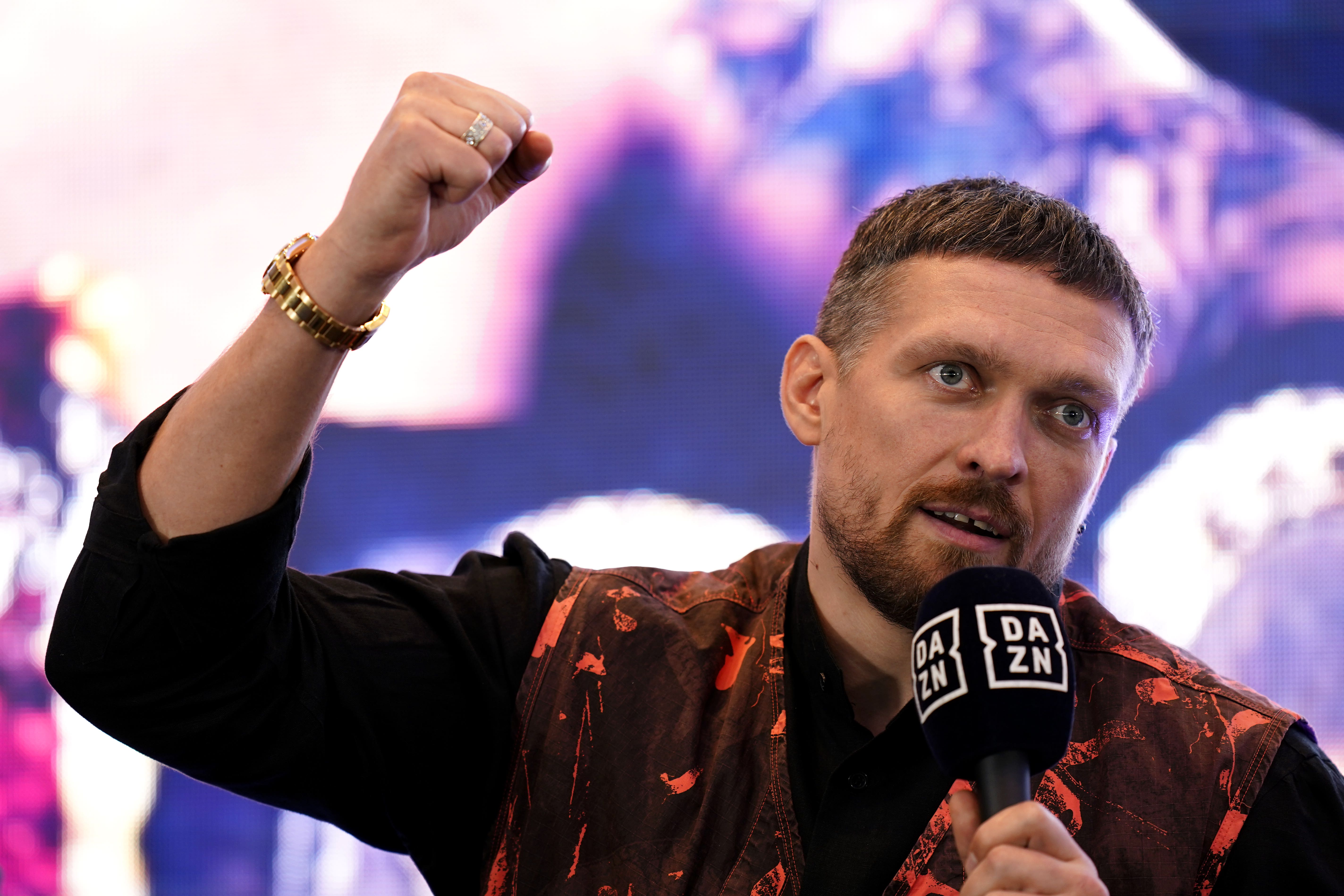 Oleksandr Usyk is the former undisputed world cruiserweight and heavyweight champion (Andrew Matthews/PA)