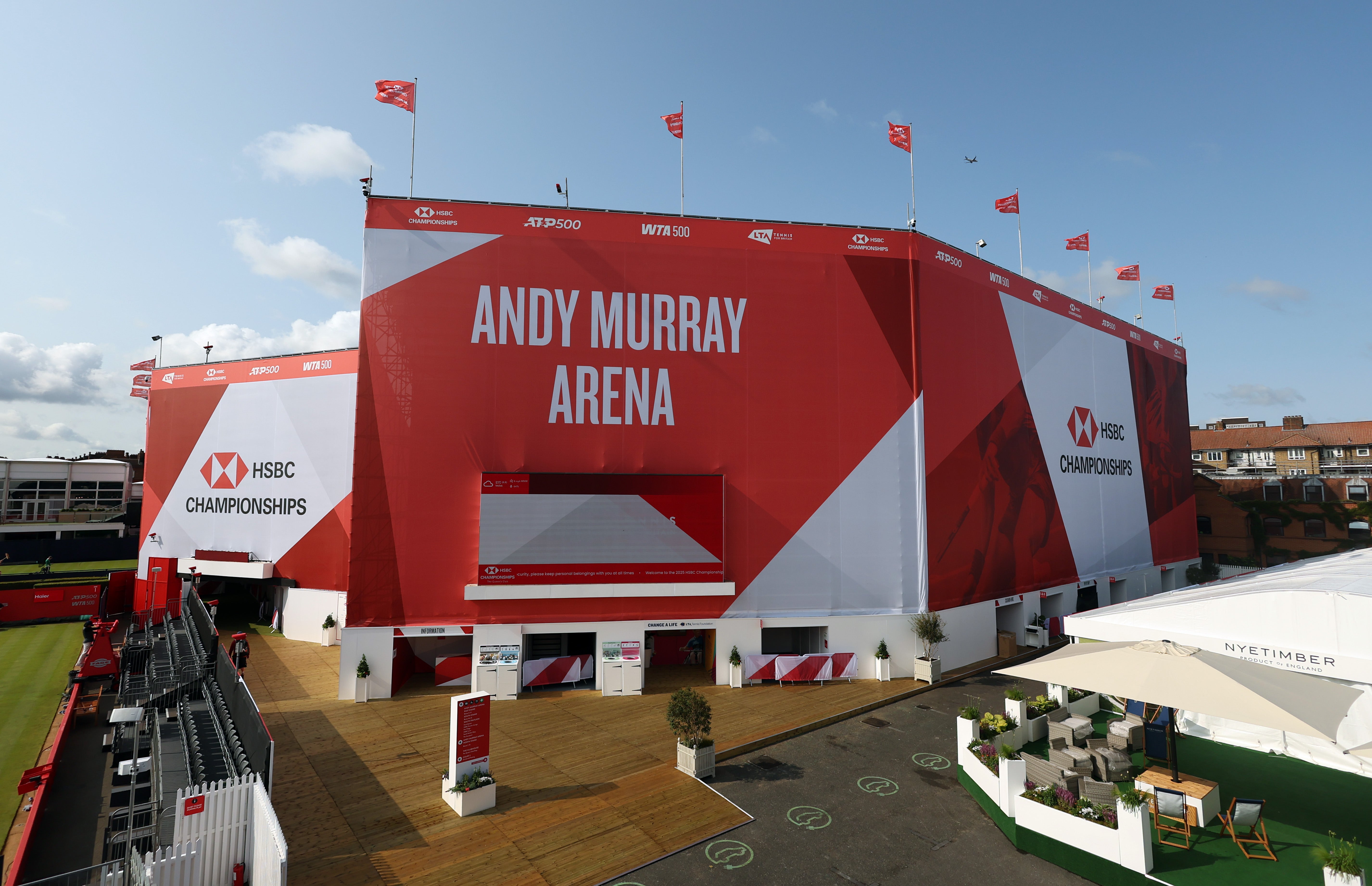 Queen's main stadium court has been renamed the ‘Andy Murray Arena’