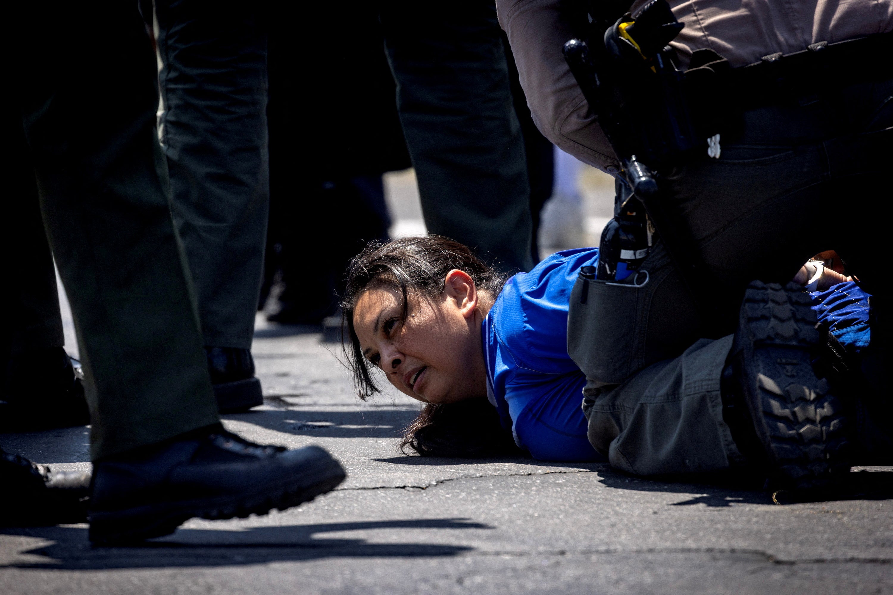 On Sunday multiple arrests were made in both Los Angeles and New York city, after anti-ICE demonstrations were also staged in Lower Manhattan