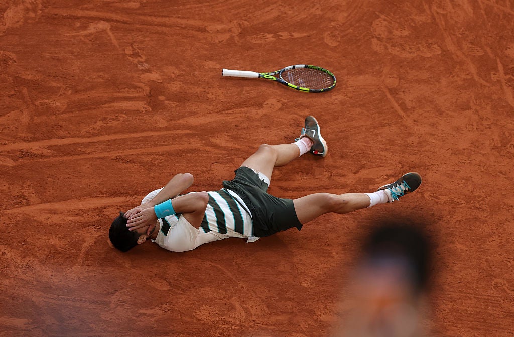 How Carlos Alcaraz broke his own limits - and Jannik Sinner - to win astonishing French Open final