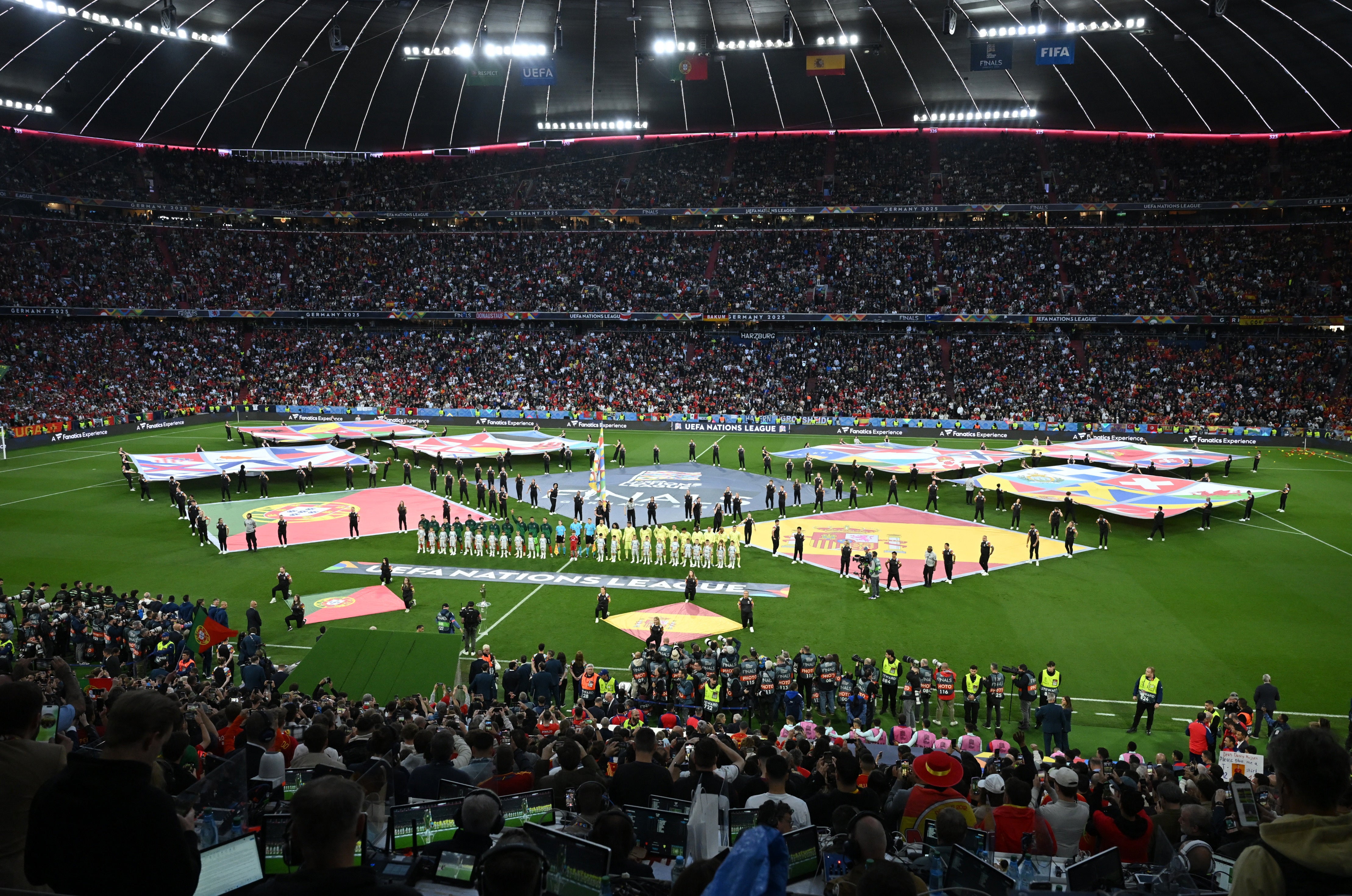 Supporter dies in fall from stands during Nations League final