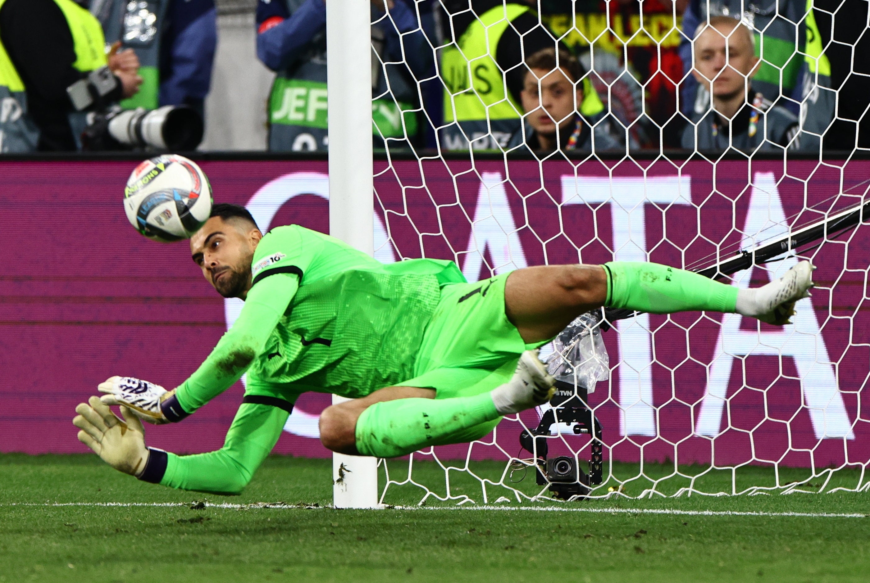 Diogo Costa denied Alvaro Morata during the penalty shootout