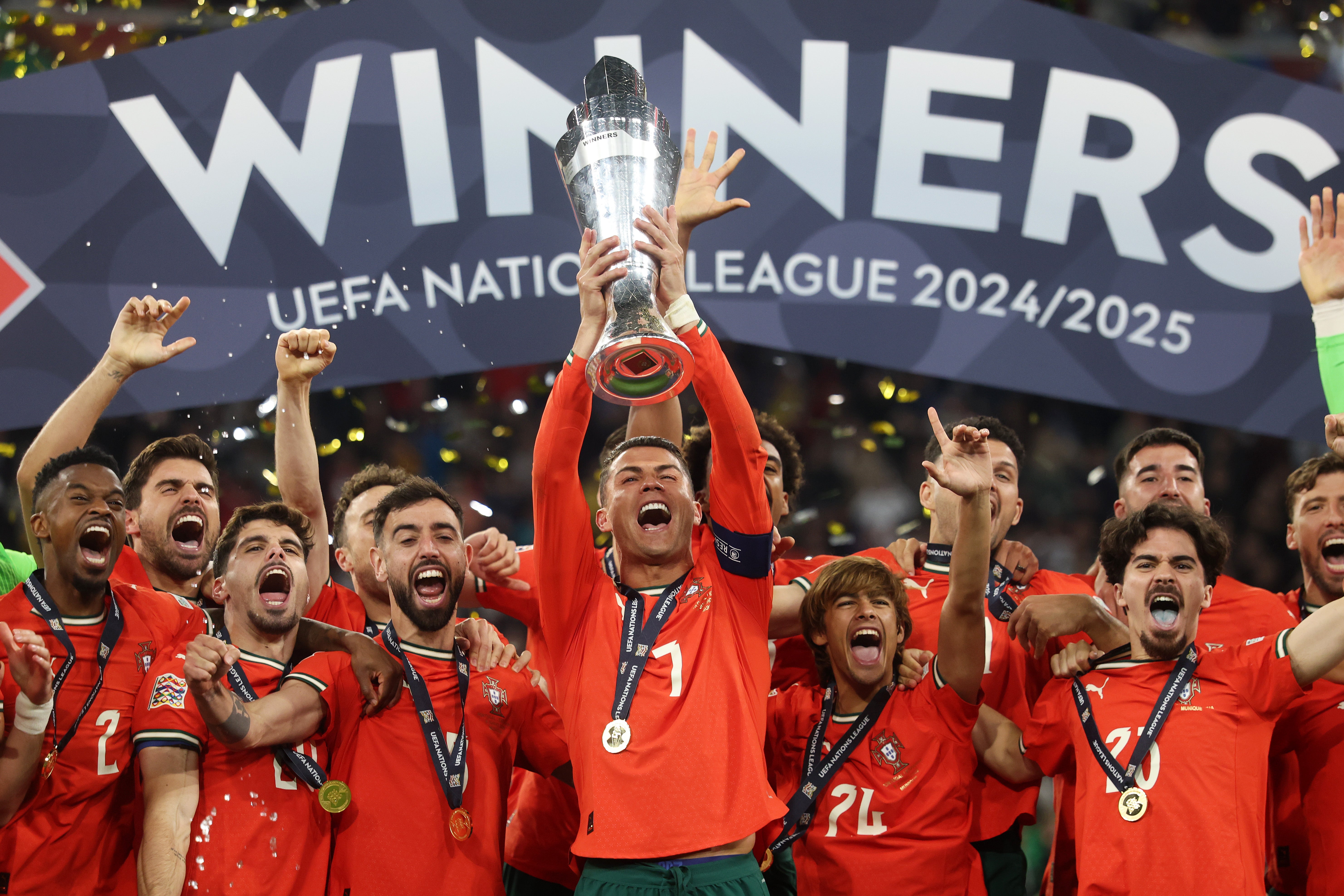Portugal became the first team to win the Nations League twice having done so in 2019 as well