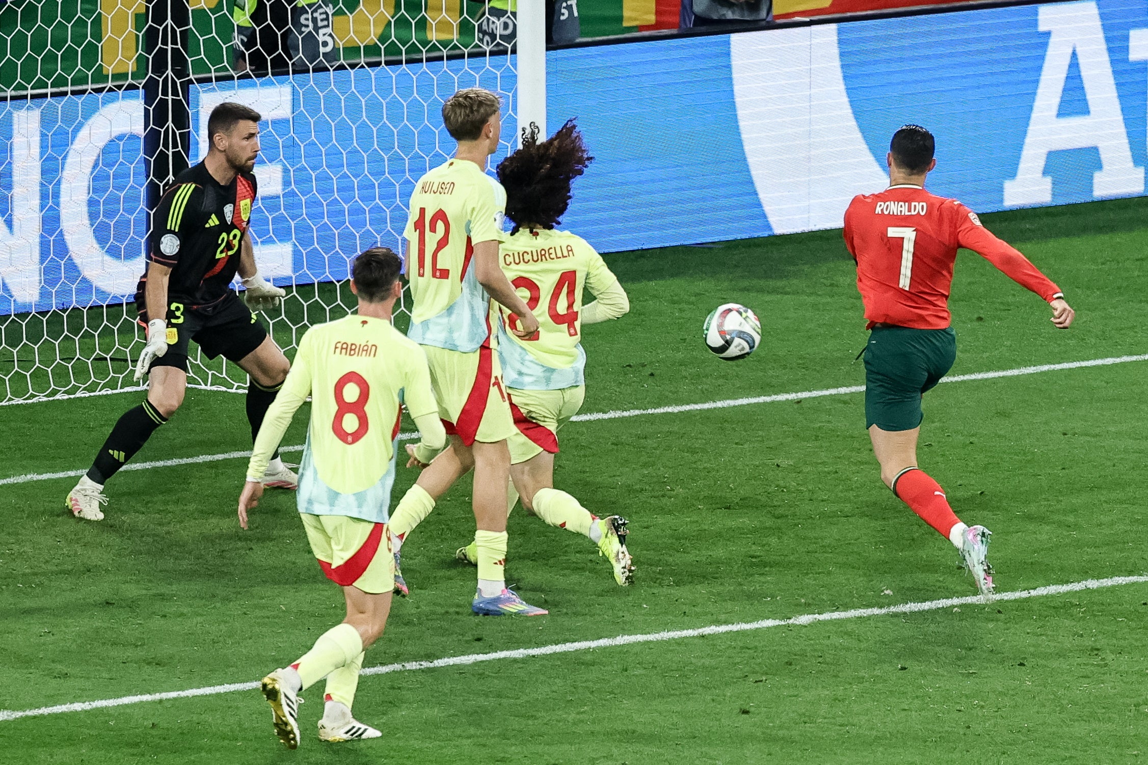 Cristiano Ronaldo equalised just after the hour mark