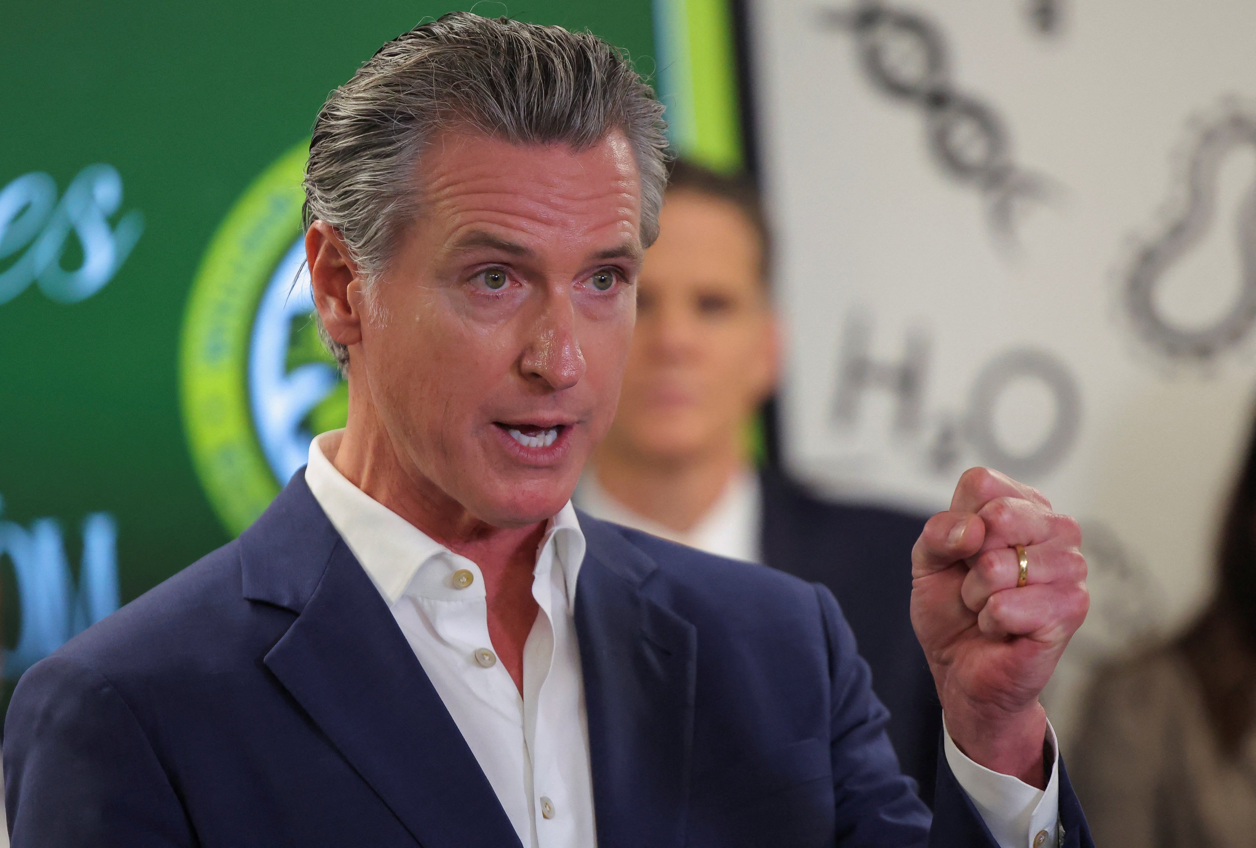 California Governor Gavin Newsom has told Trump’s border czar to ‘come get me’