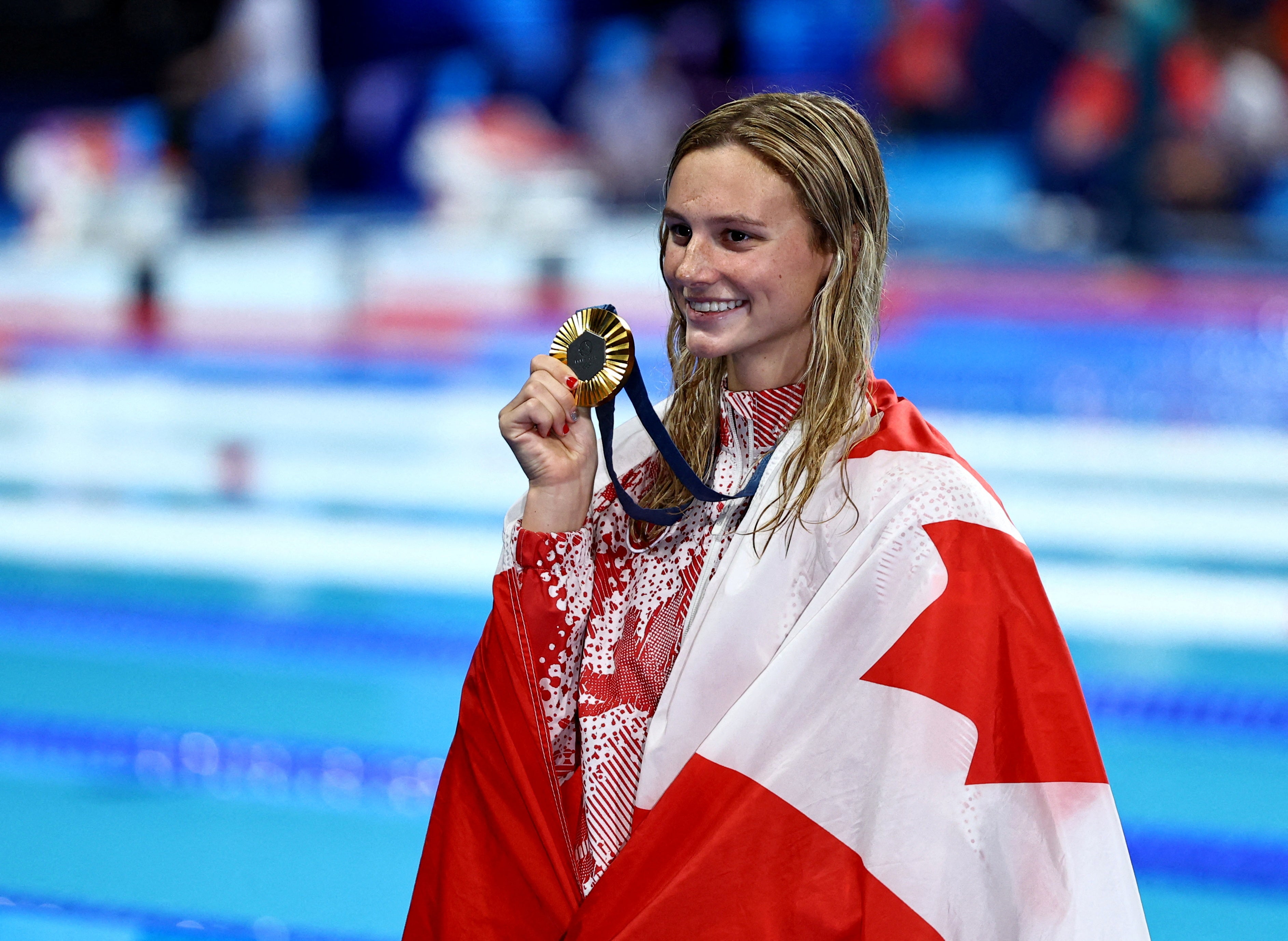 Summer McIntosh won three gold medals at Paris 2024