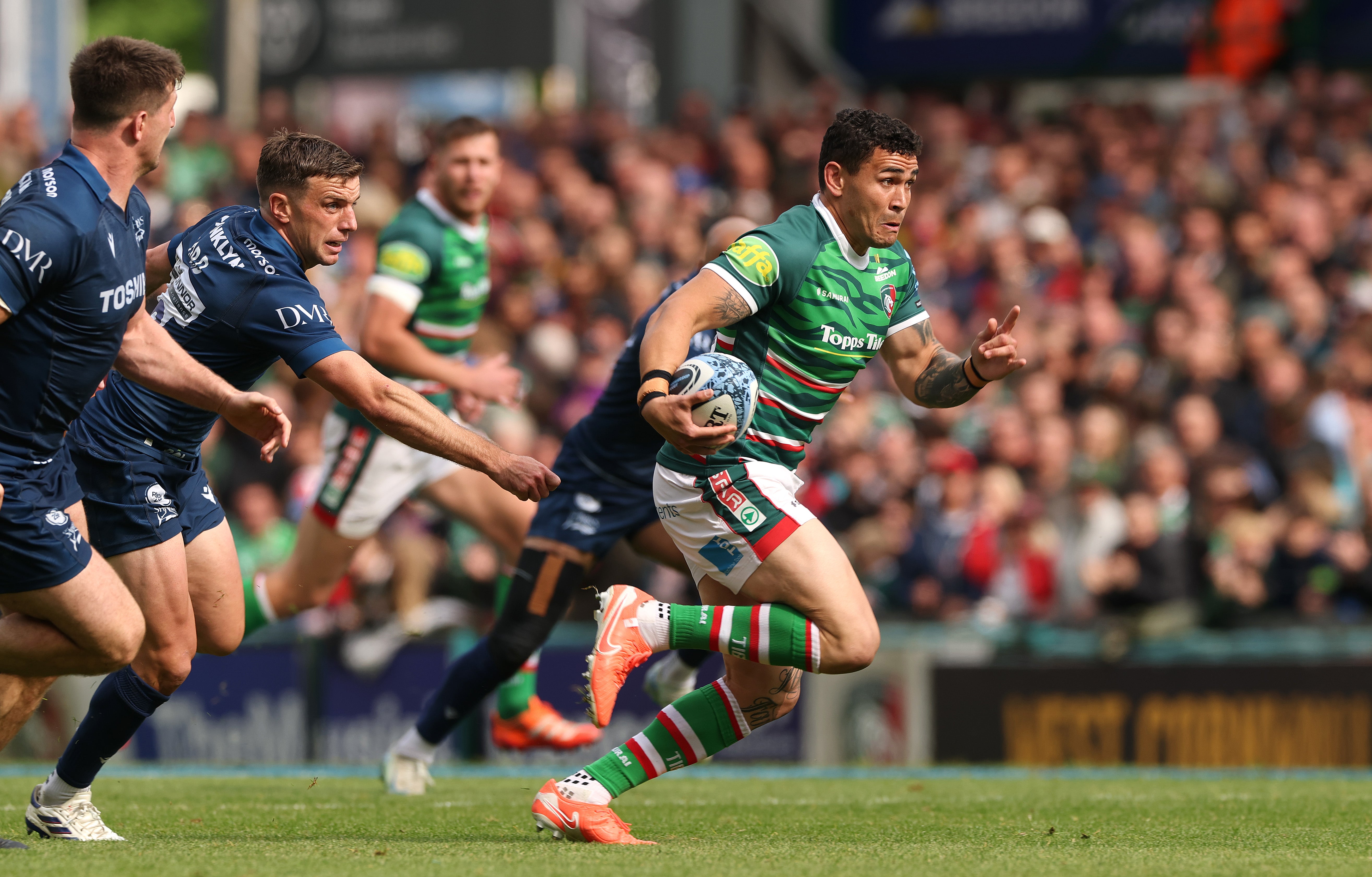 Australian centre Izaia Perese produced a scintillating solo score late on