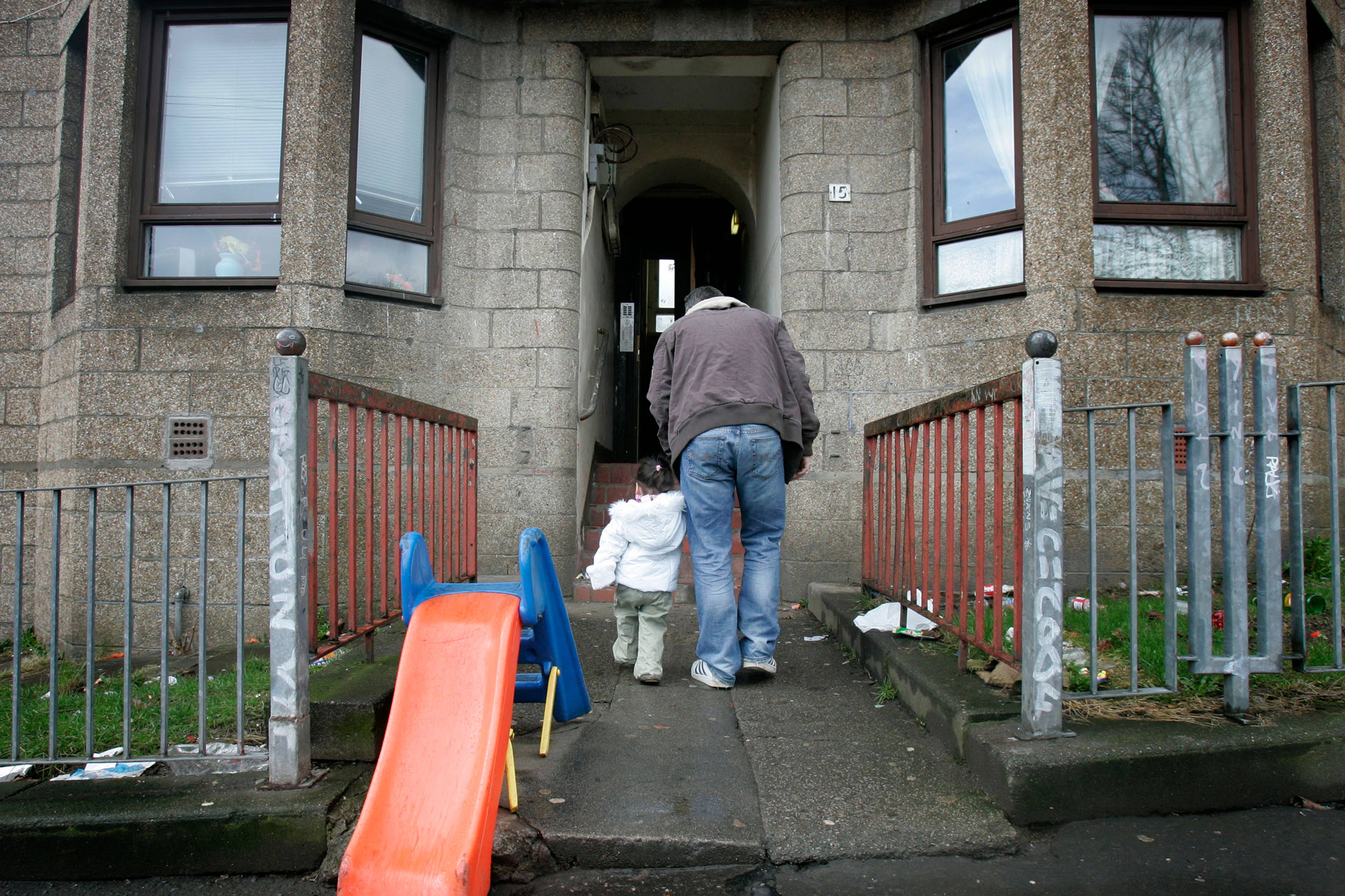 Statistics showed a third of British children were anticipated to be living in poverty by 2029-30 unless action was taken (Epic Scotland Ltd/Alamy/PA)