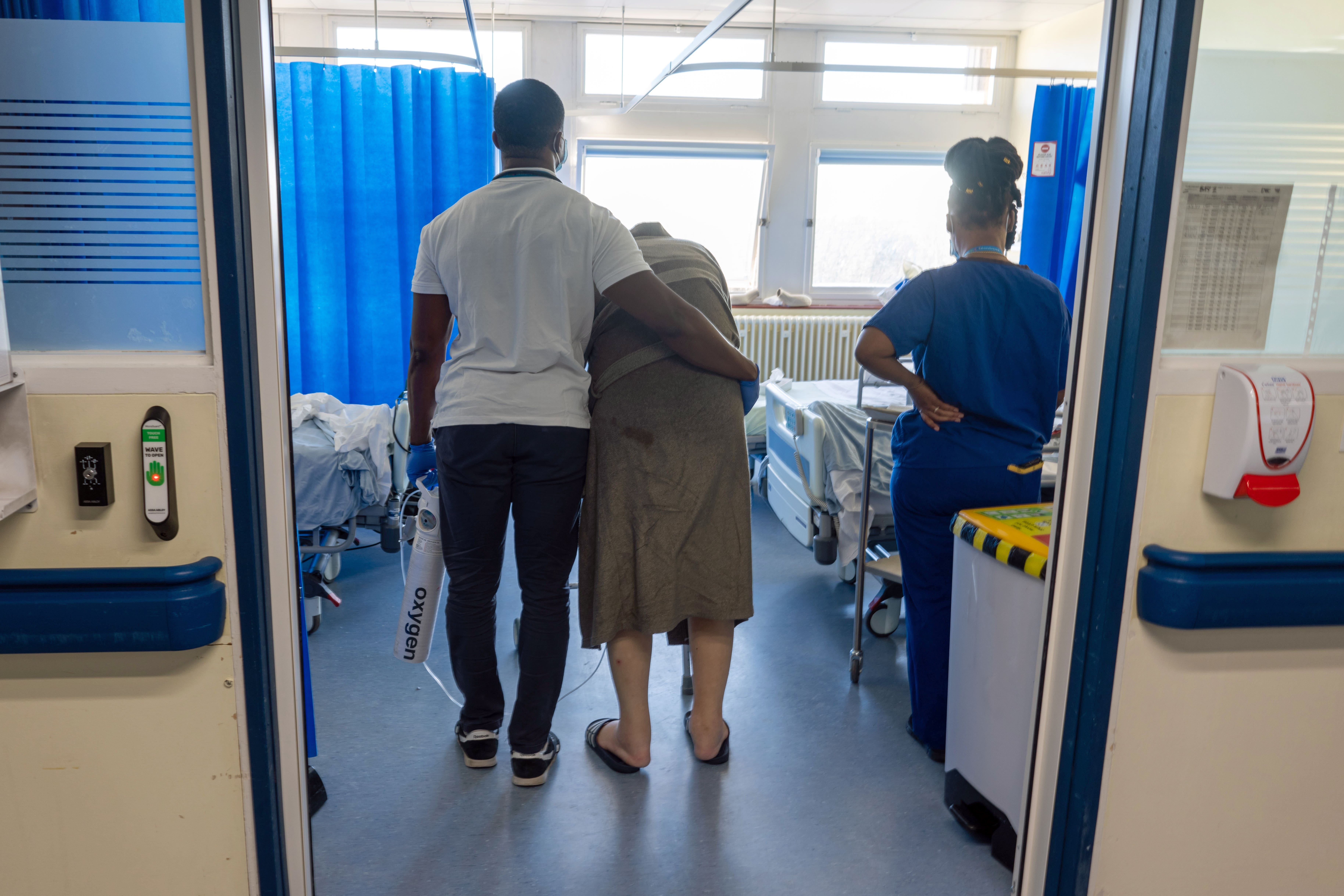 The GMB said its findings show health trusts spend £1,831,105,580 annually on outsourced contracts (PA)