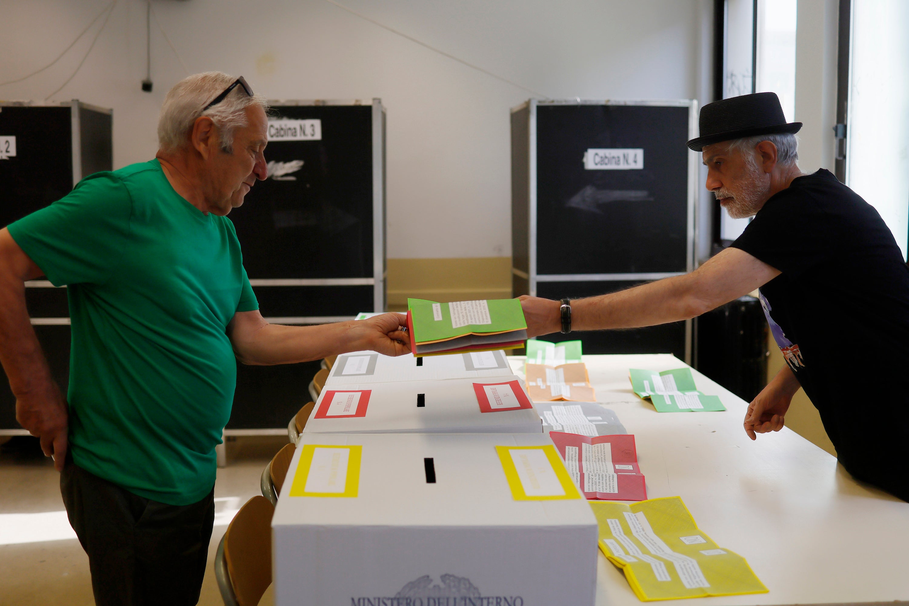 The referendums in Italy may not be valid if turnout is short of 50 per cent plus one of the electorate