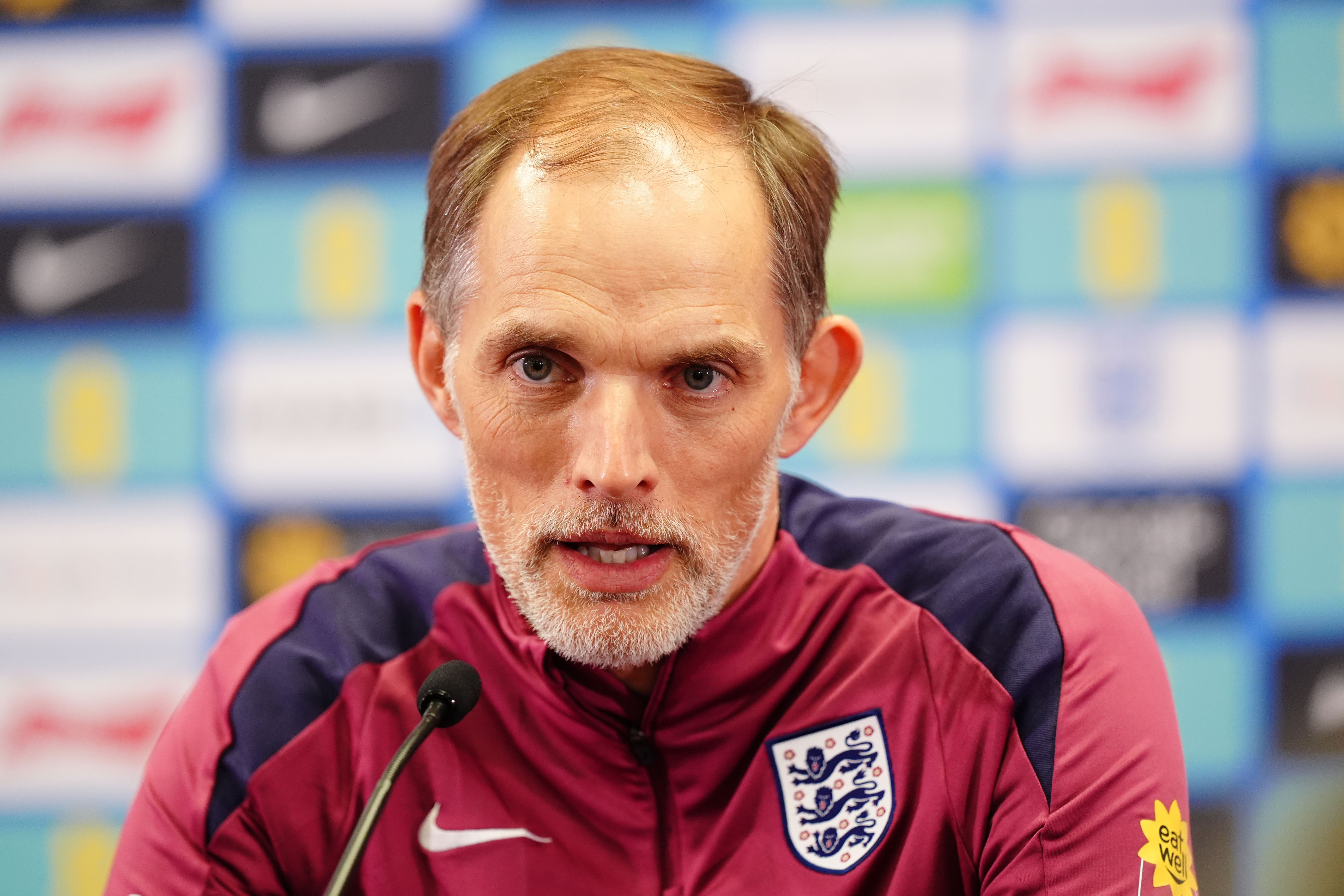 Thomas Tuchel’s England face Senegal in a friendly on Tuesday night (Mike Egerton/PA)