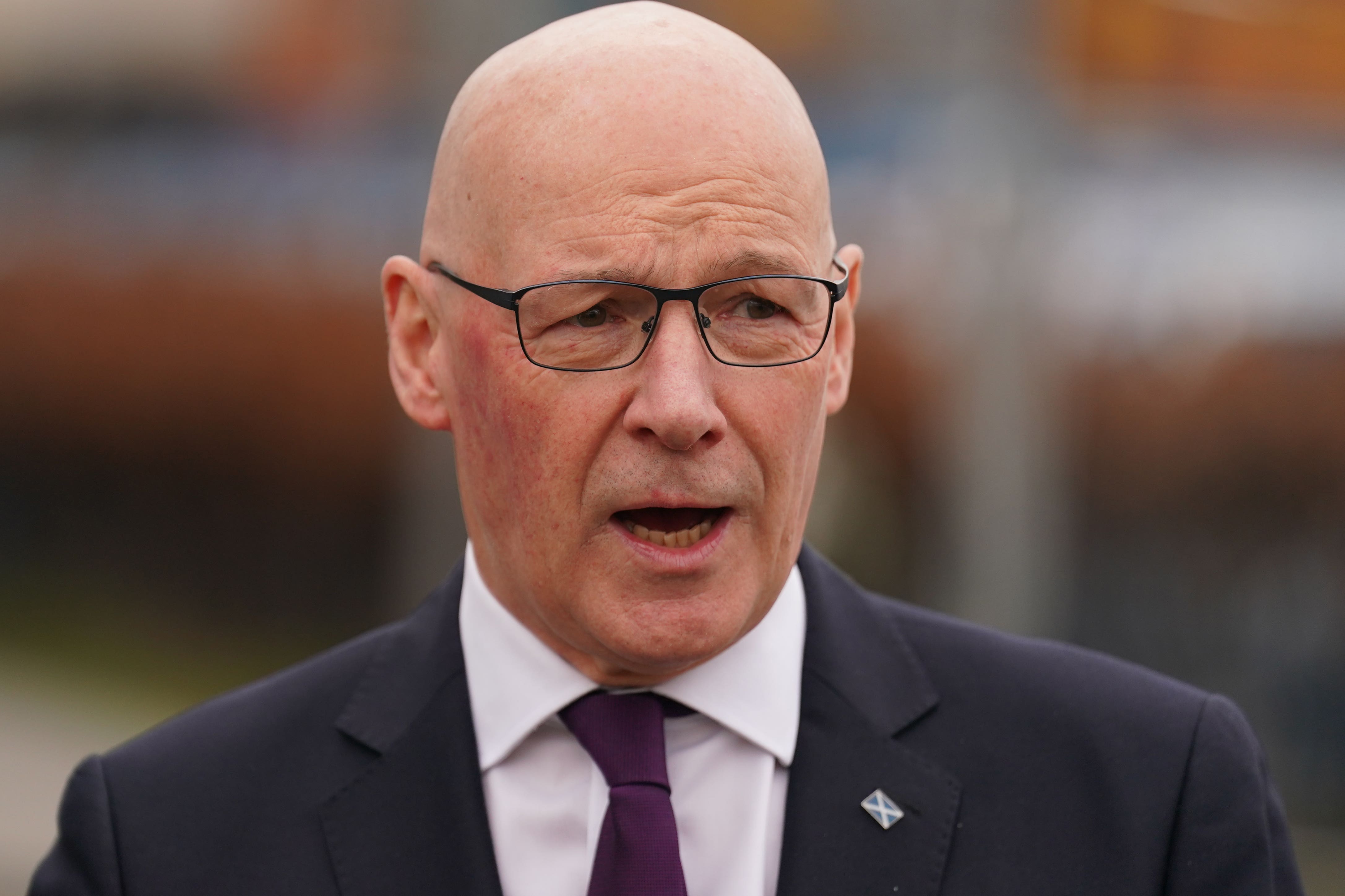 John Swinney said the two governments had not had recent contact over the spending review (Andrew Milligan/PA)