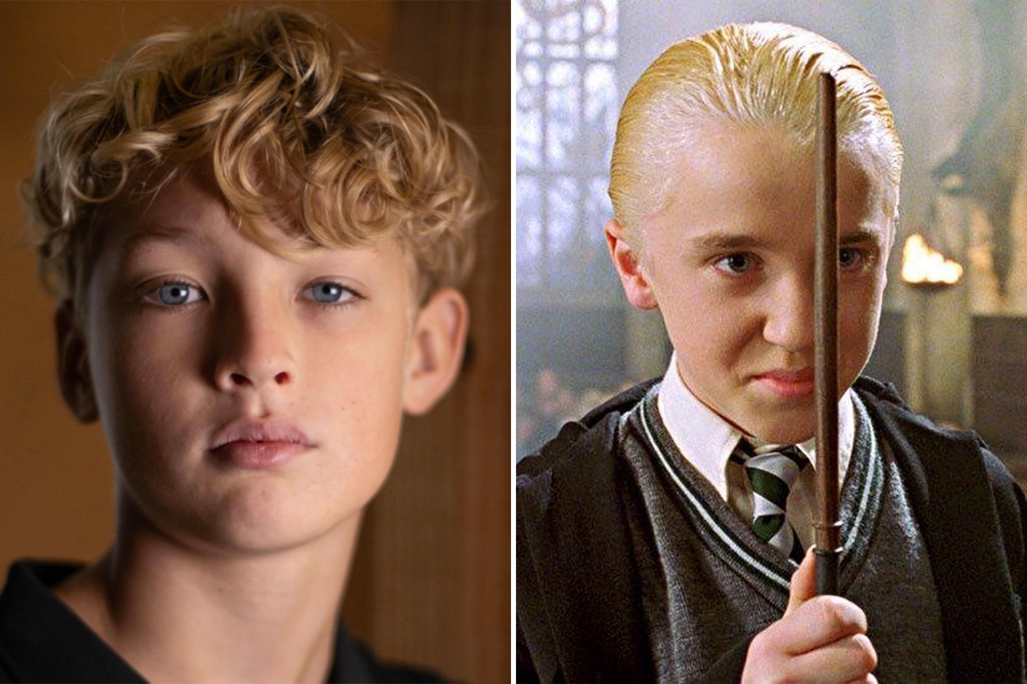 Lox Pratt will play Draco Malfoy, originally played by Tom Felton