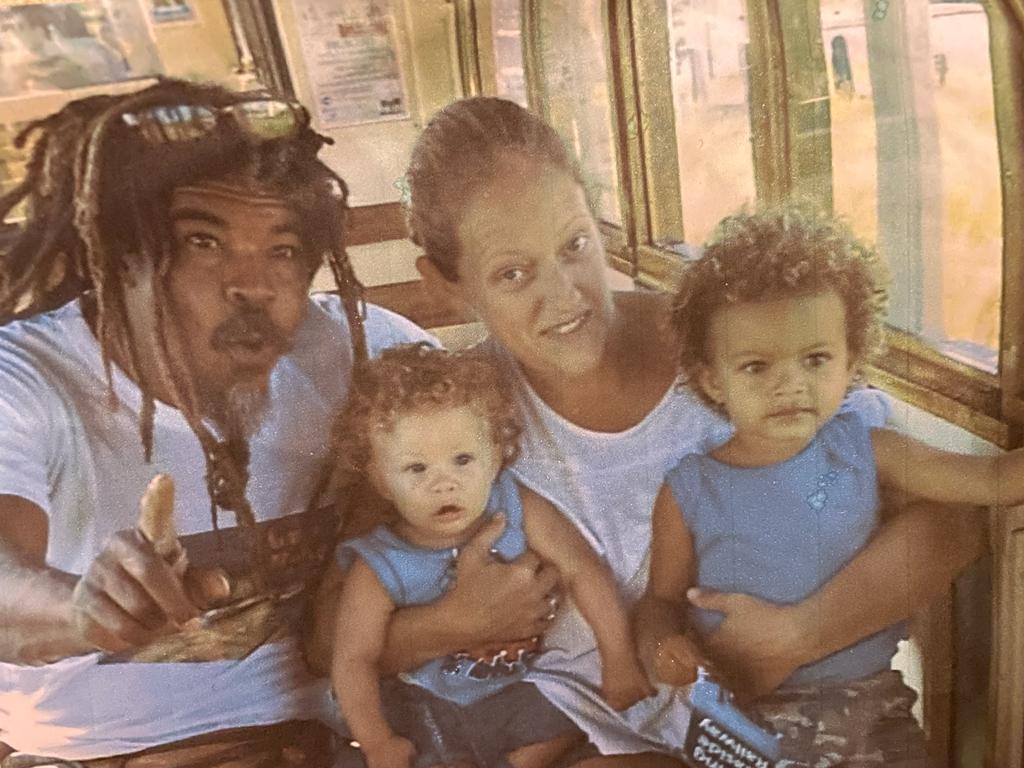 Rachel Roberts Dos Santos, her husband Manoel, and their boys Emanoel and Jaime before they were separated by salary income rules