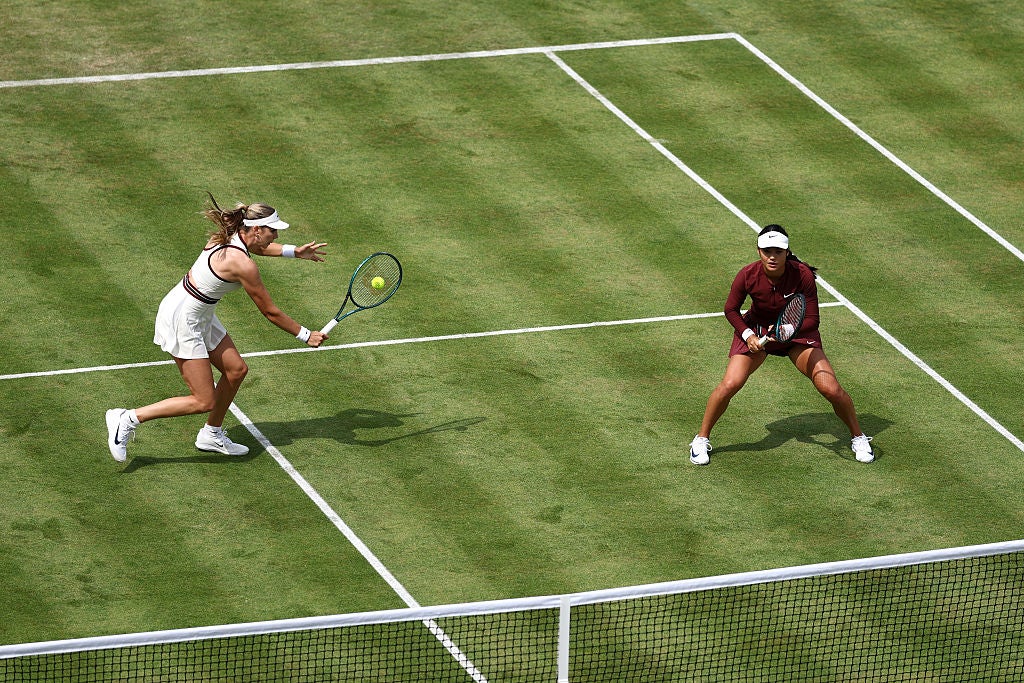 Both players looked sharp and upped the intensity as the match continued