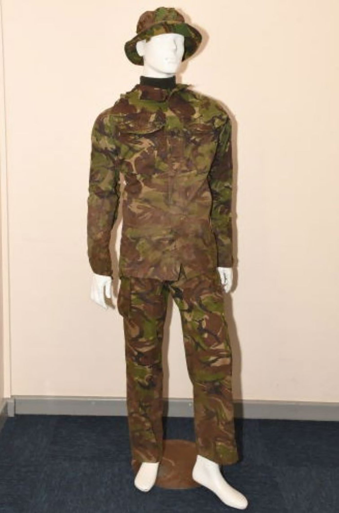 A camouflage suit found after the attack