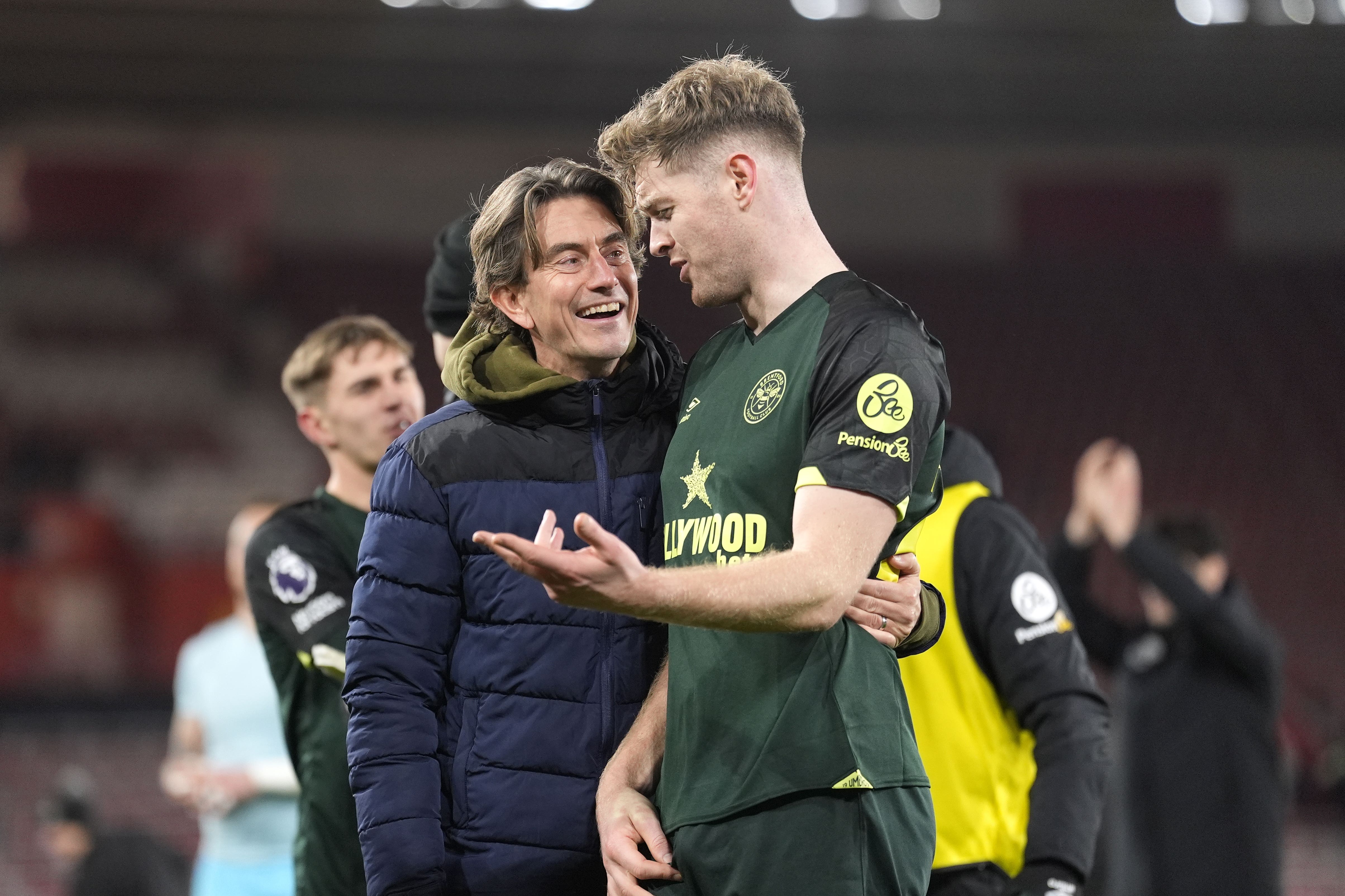 Republic of Ireland defender Nathan Collins is hoping Thomas Frank stays at Brentford (Andrew Matthews/PA)