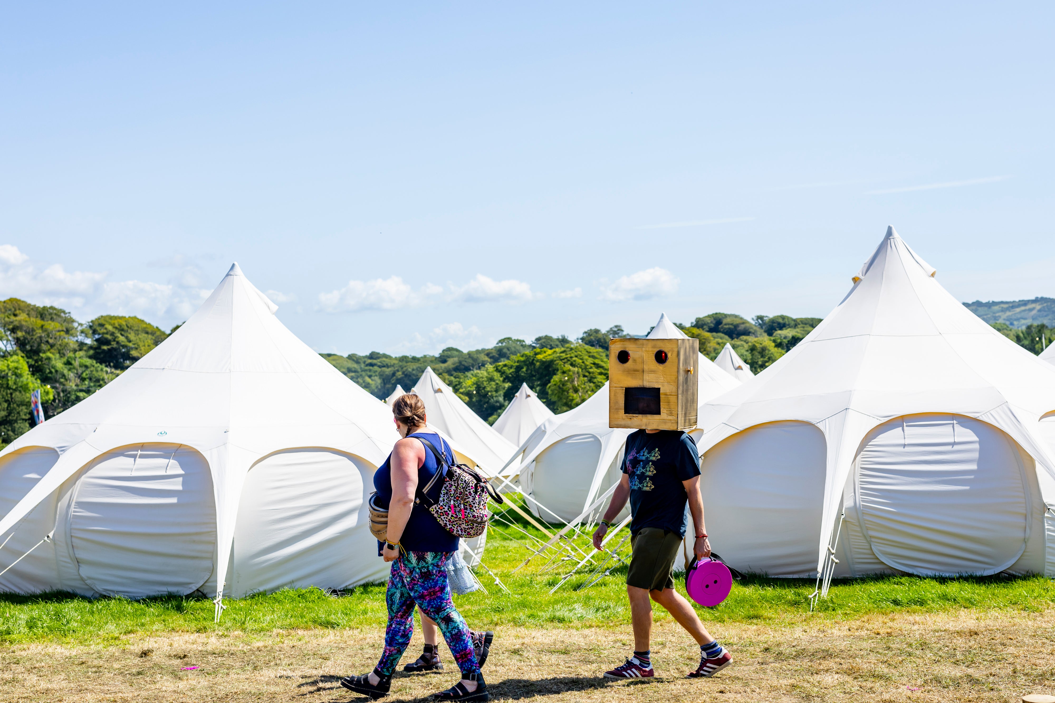 Want to avoid being kept up all night by rowdy neighbours and sound-bleeding from nearby stages? Take the hit and go for the bell tent