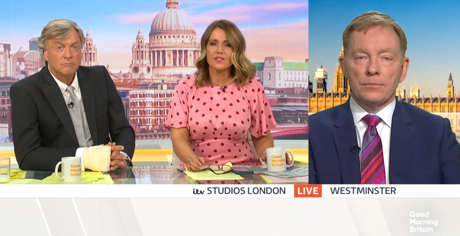 Richard Madeley on Good Morning Britain on Monday