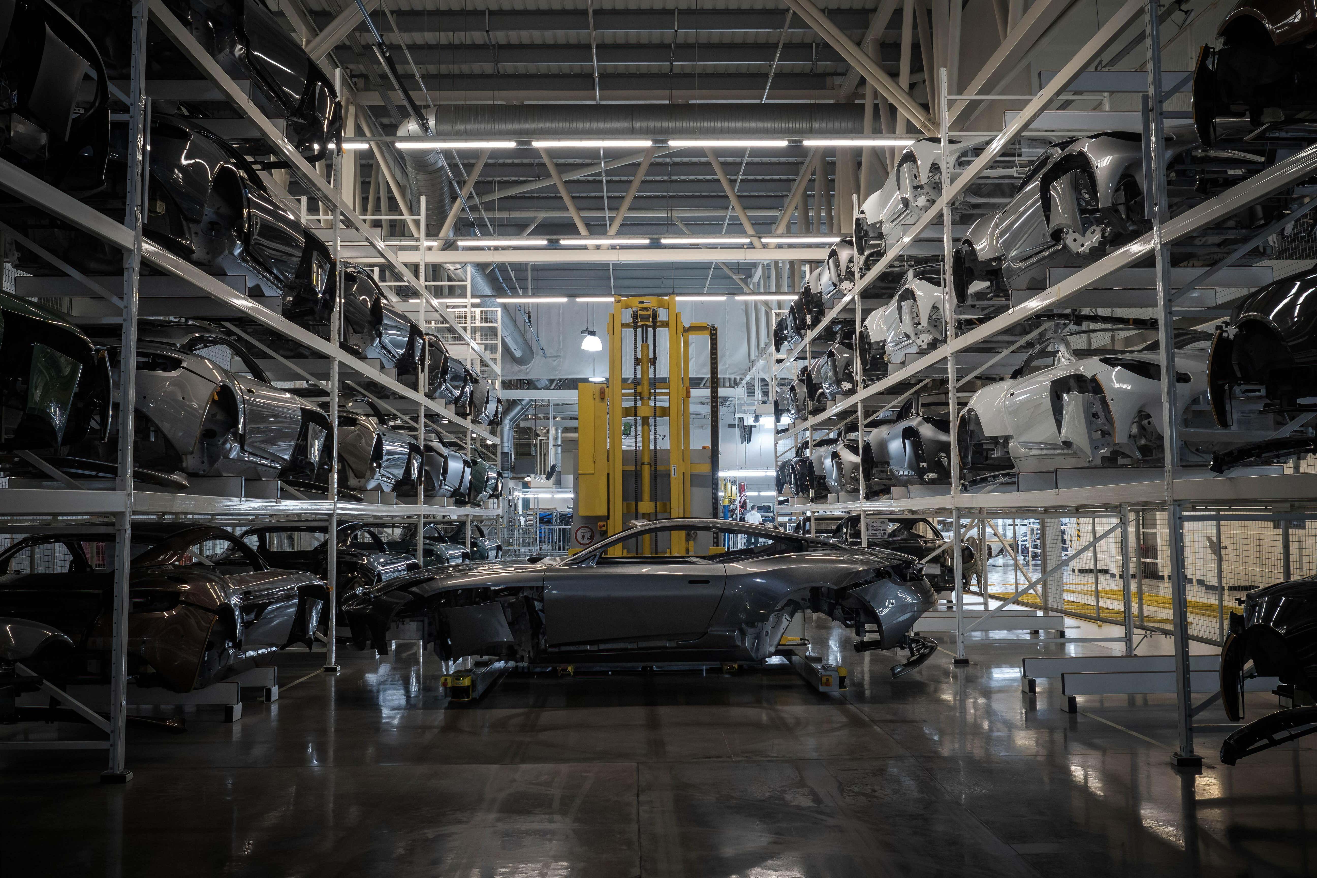 Luxury car makers in the UK face challenges which ‘threaten competitiveness and growth’, according to a report (Alamy/PA)