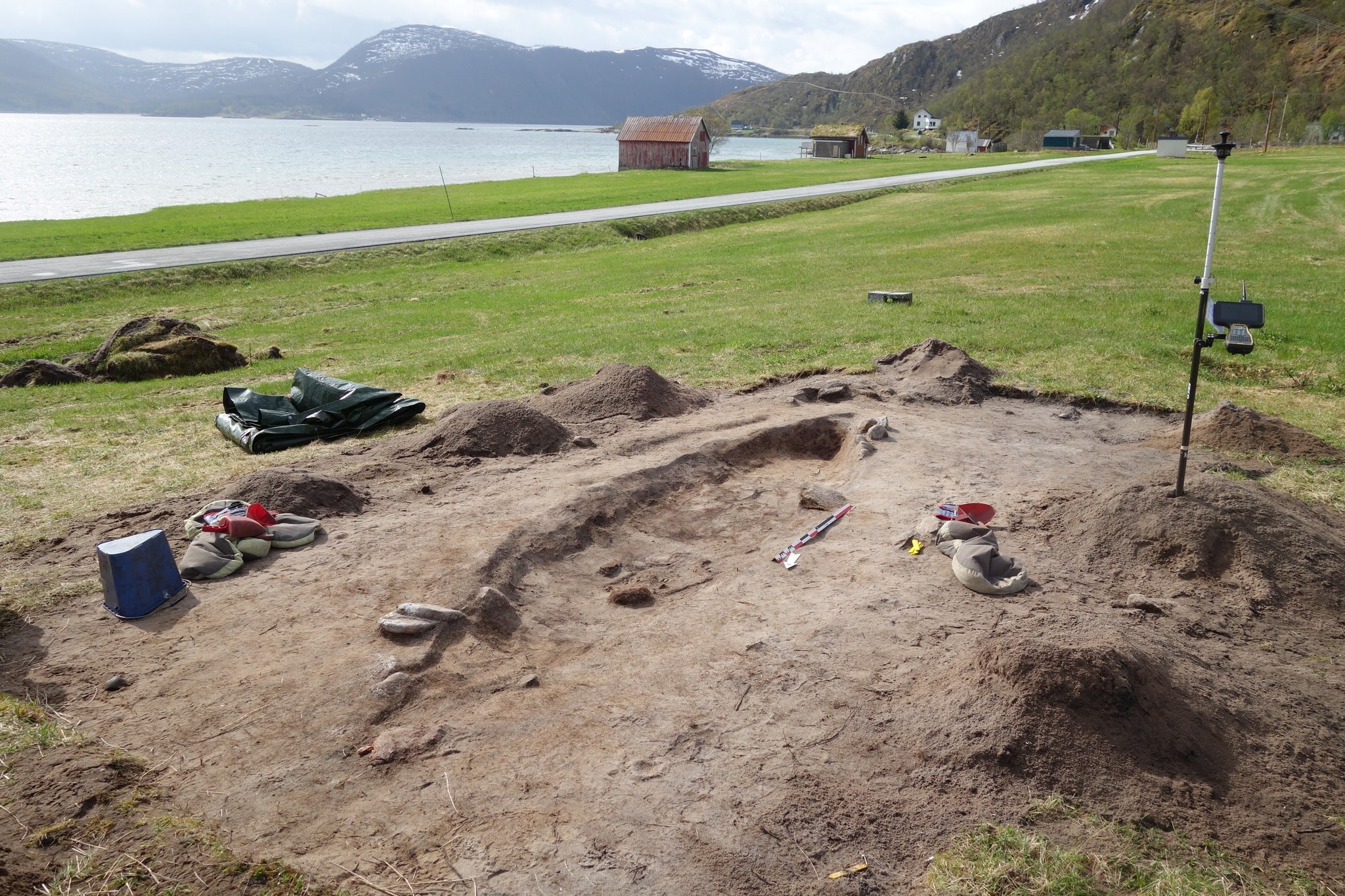 Viking boat grave is excavated in Norway