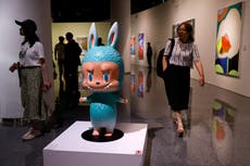 Human-sized Labubu doll sells for staggering amount at auction