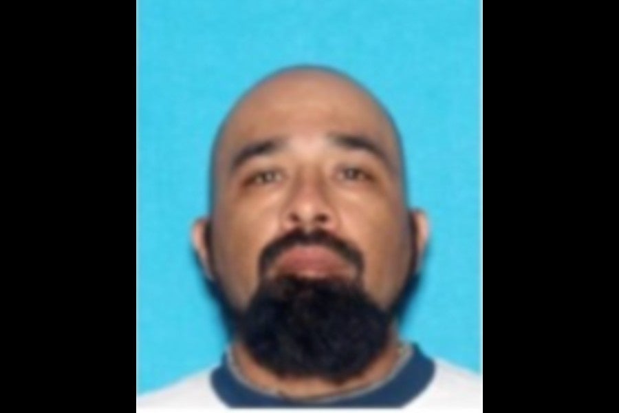 The FBI is searching for Elpidio Reyna, 40, of Compton, after he allegedly assaulted a federal officer and damaged government property during Saturday’s protest.