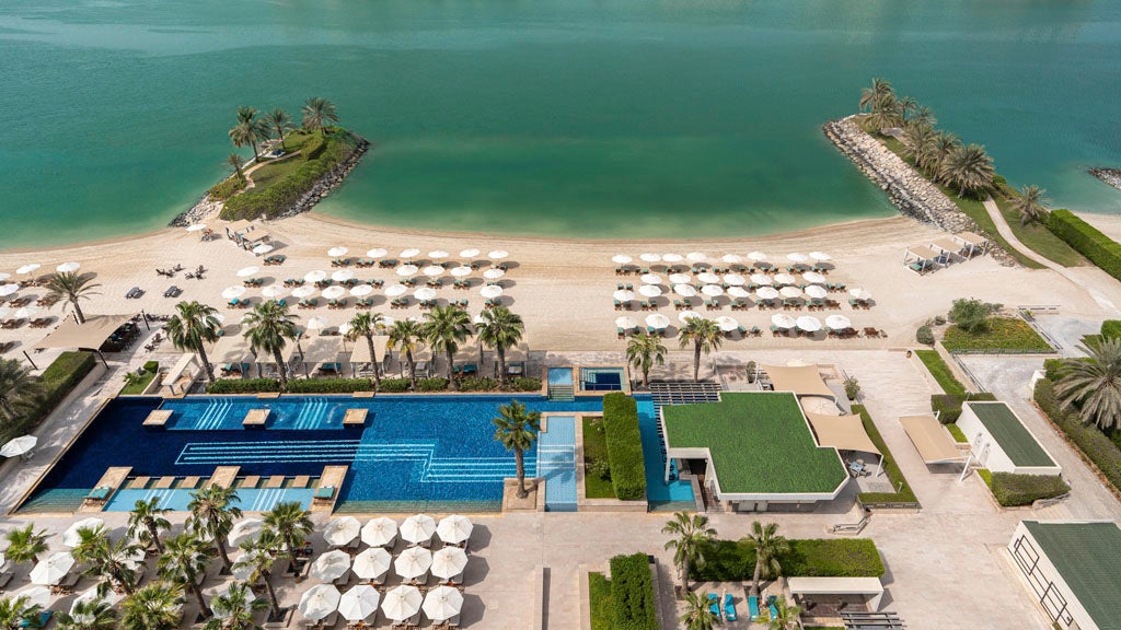 Fairmont Bab Al Bahr has some of the best views from its beach