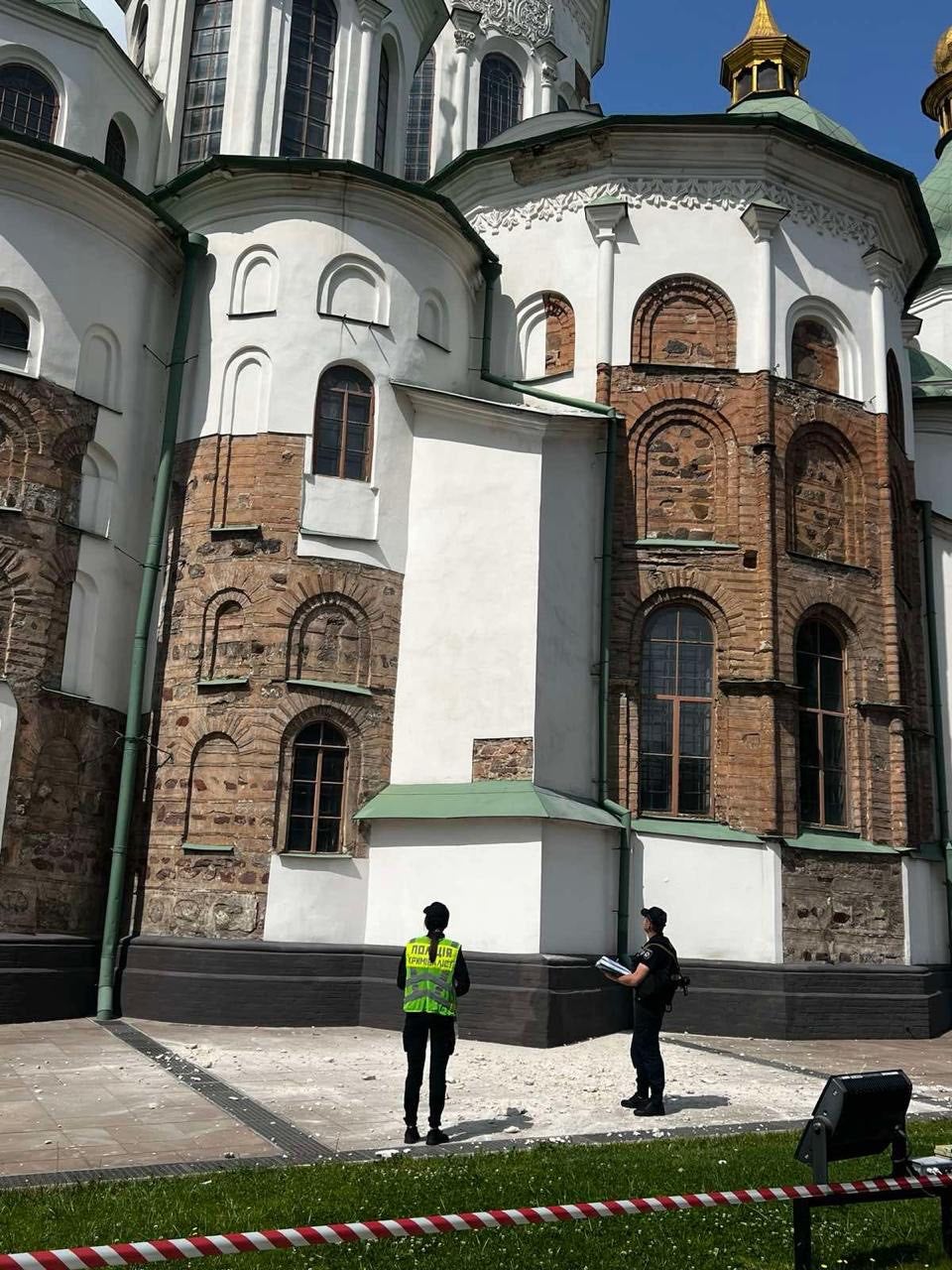 Russian overnight attack damages Kyiv's St Sophia Cathedral