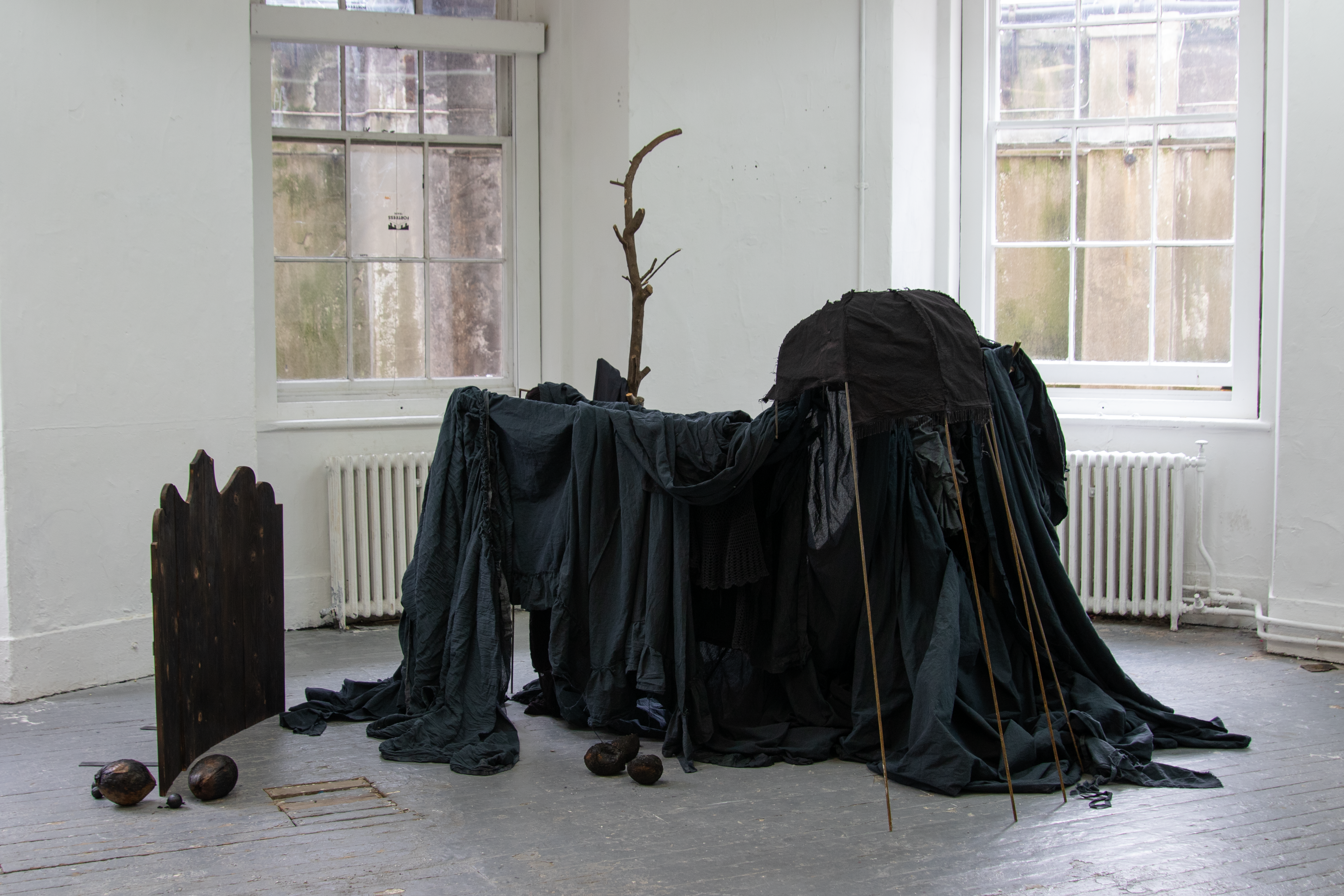 Couto’s exhibit for her degree show at the Slade