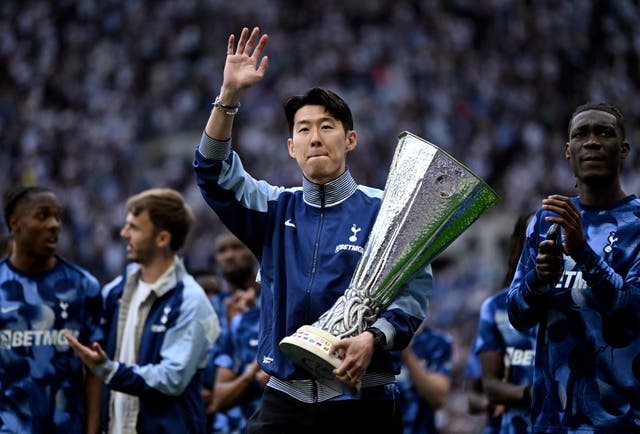 <p>Son Heung Min will bid farewell to Spurs</p>