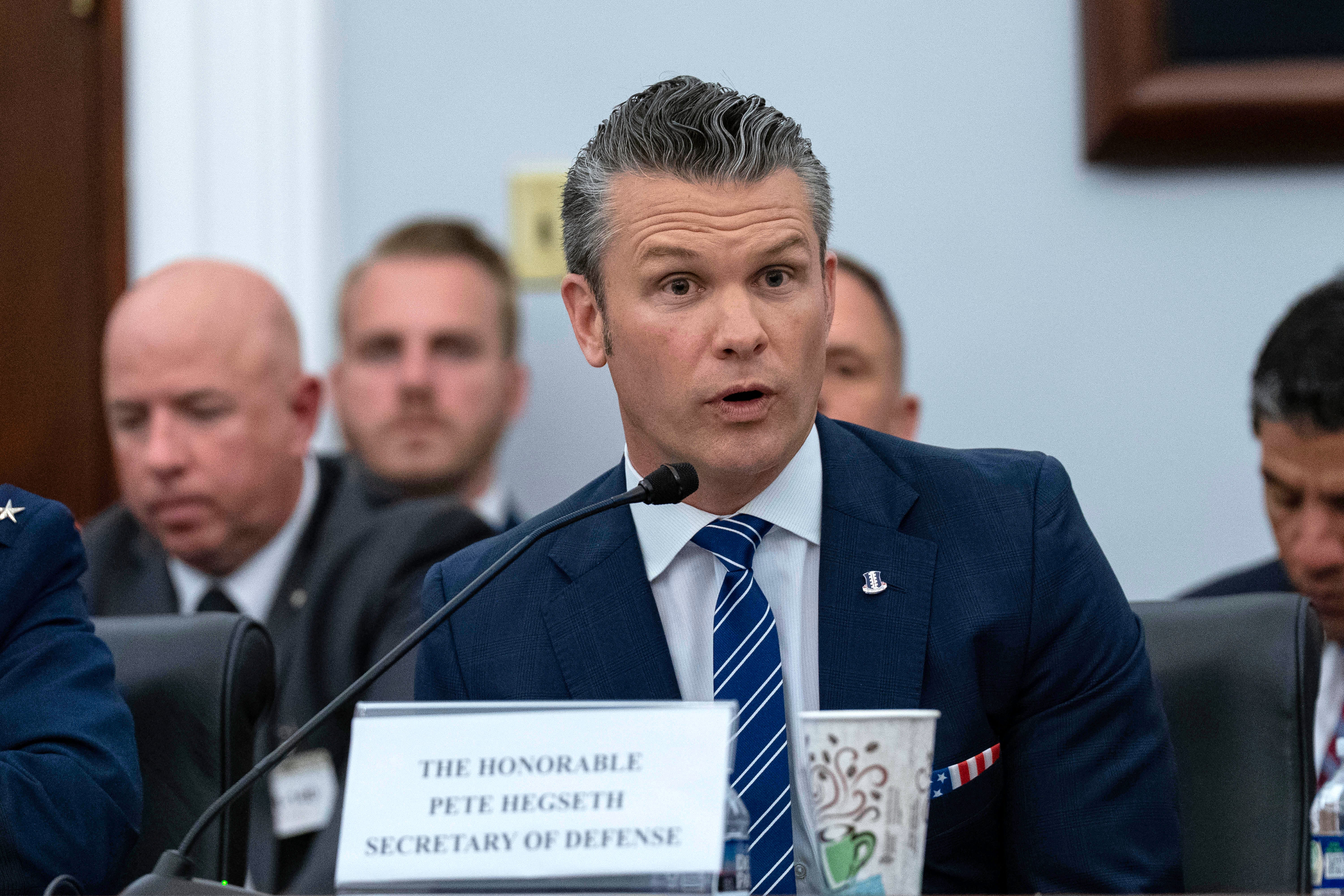 Department of Defense Secretary Pete Hegseth testifies before the House Committee on Appropriations subcommittee oversight hearing on the Department of Defense, on Capitol Hill in Washington, Tuesday, June 10, 2025