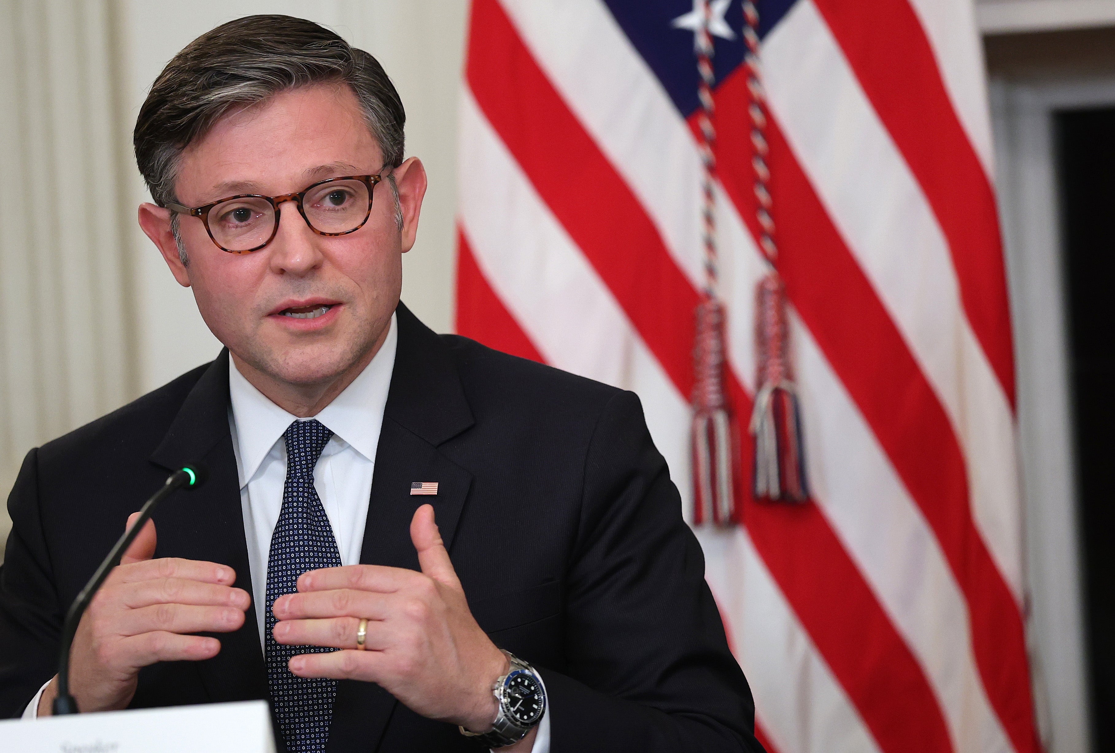 U.S. Speaker of the House Mike Johnson (R-LA) said clashes with law enforcement in Los Angeles emphasized the need to pass the ‘One Big, Beautiful Bill’ through the Senate.