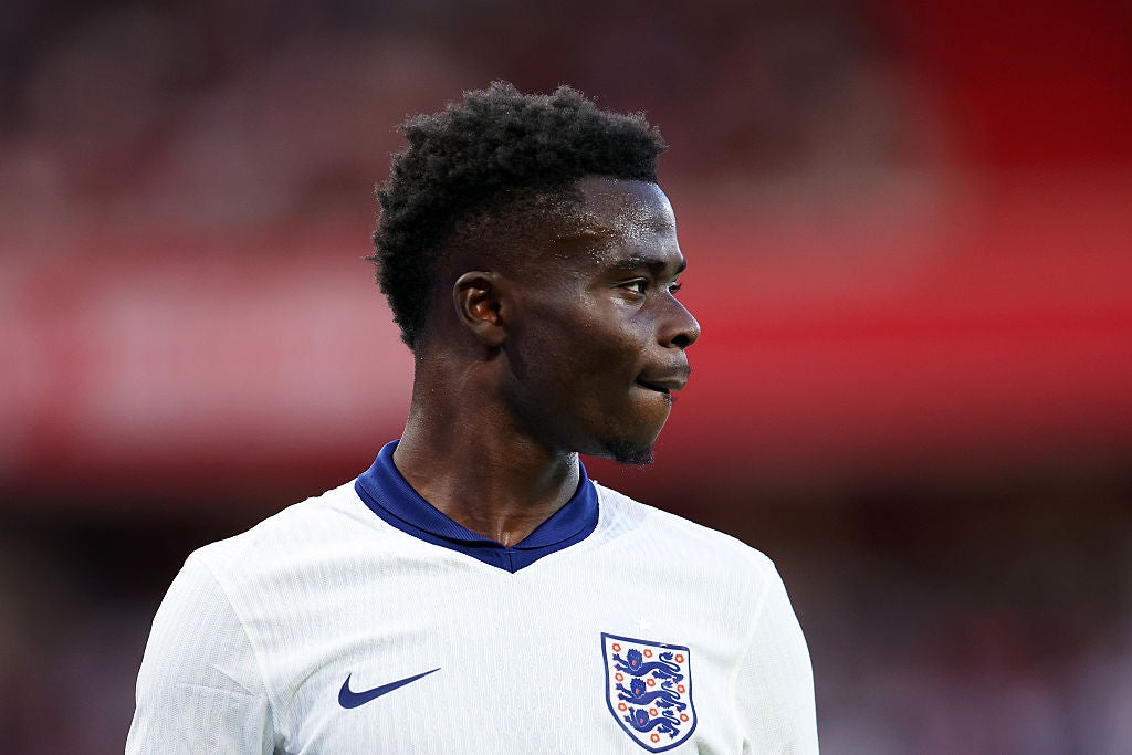 Bukayo Saka was underwhelming on his England return