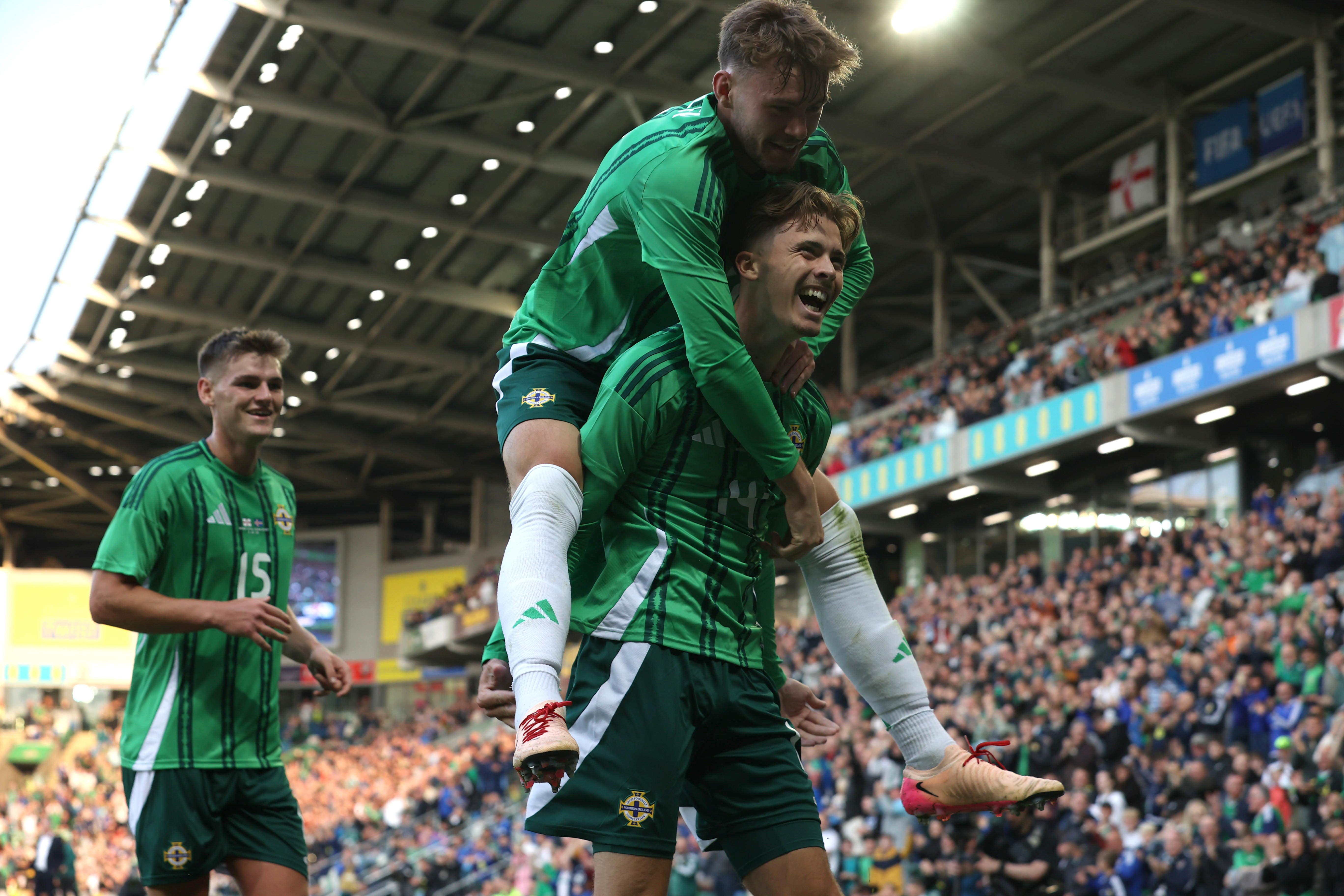 Isaac Price scored the winner for Northern Ireland (Liam McBurney/PA)