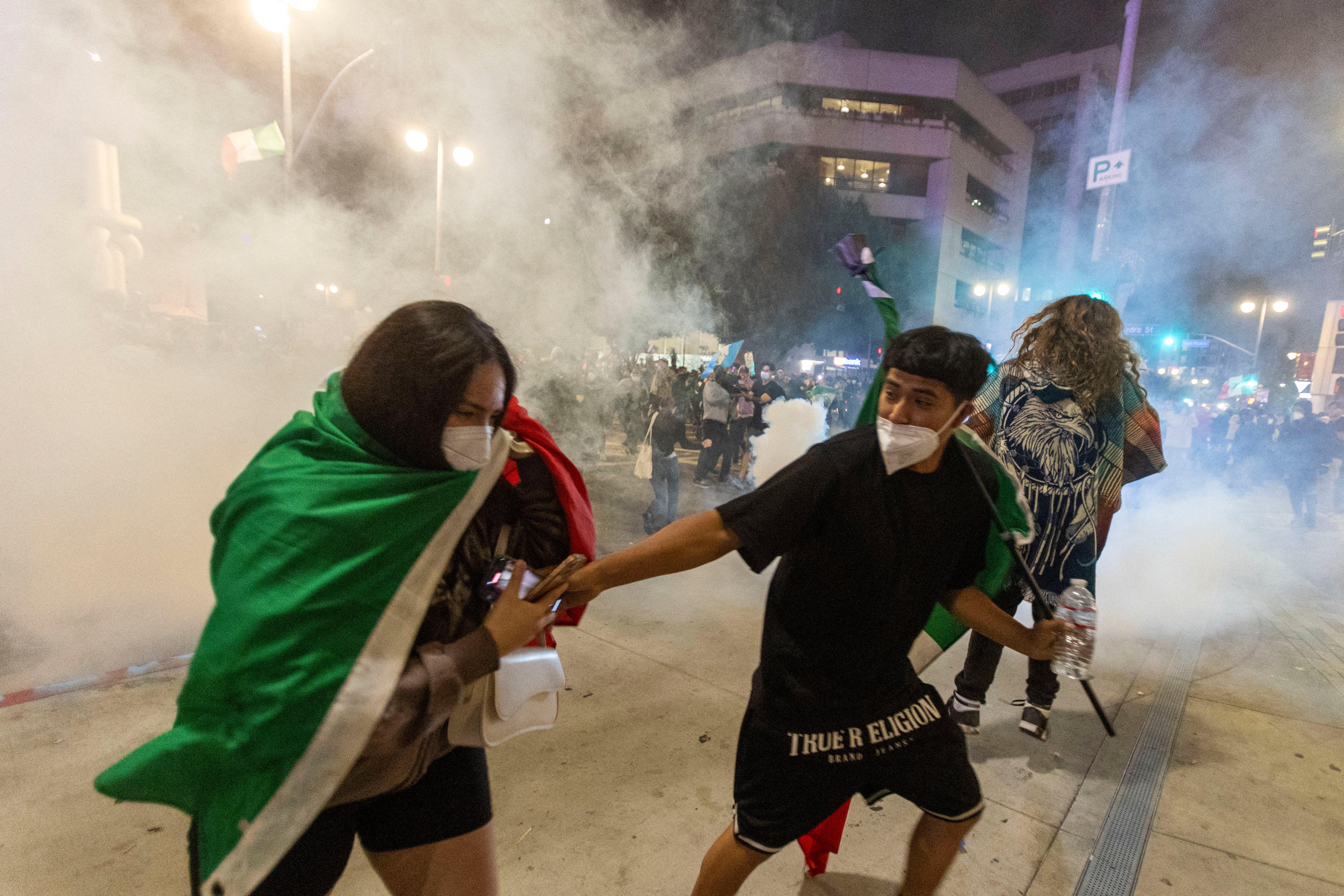 Trump accused of using LA as ‘test case’ for powers as 700 Marines deployed