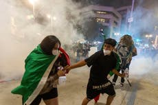 Trump accused of using LA as ‘test case’ for powers as 700 Marines deployed