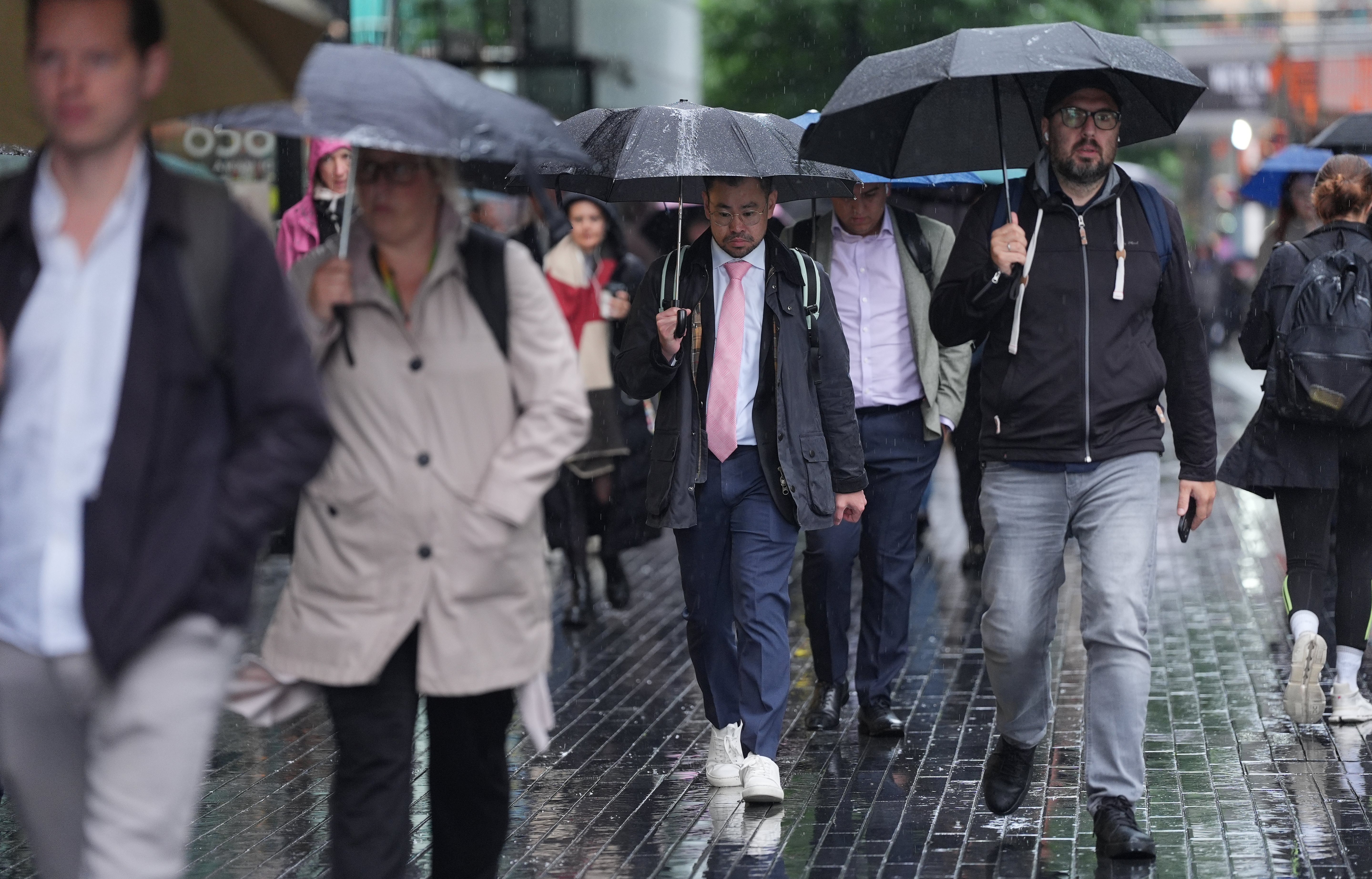 Rain is expected to pour across the south west