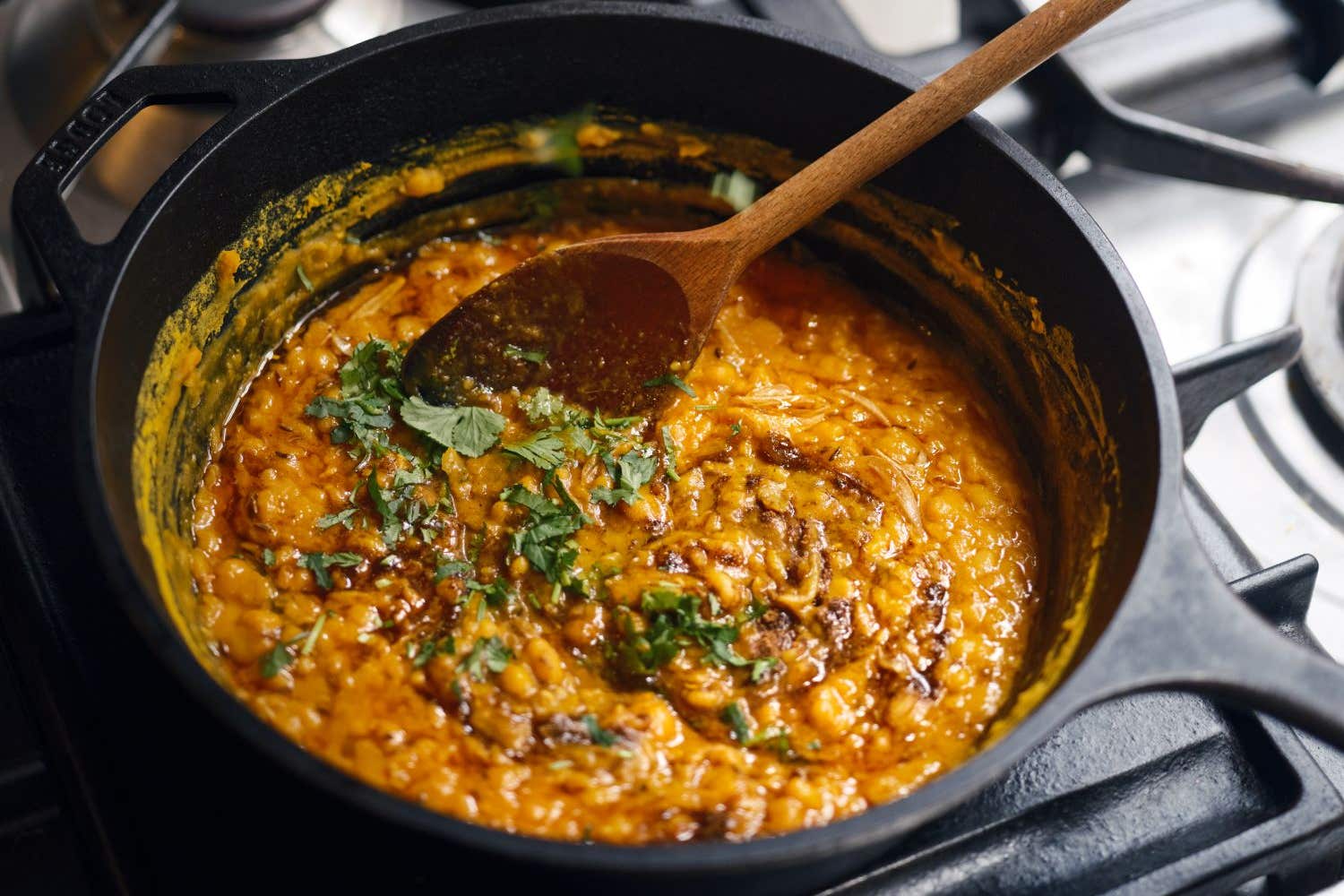 A student staple reimagined: George Egg’s baked bean dal is comforting, cheap and a little bit cheeky
