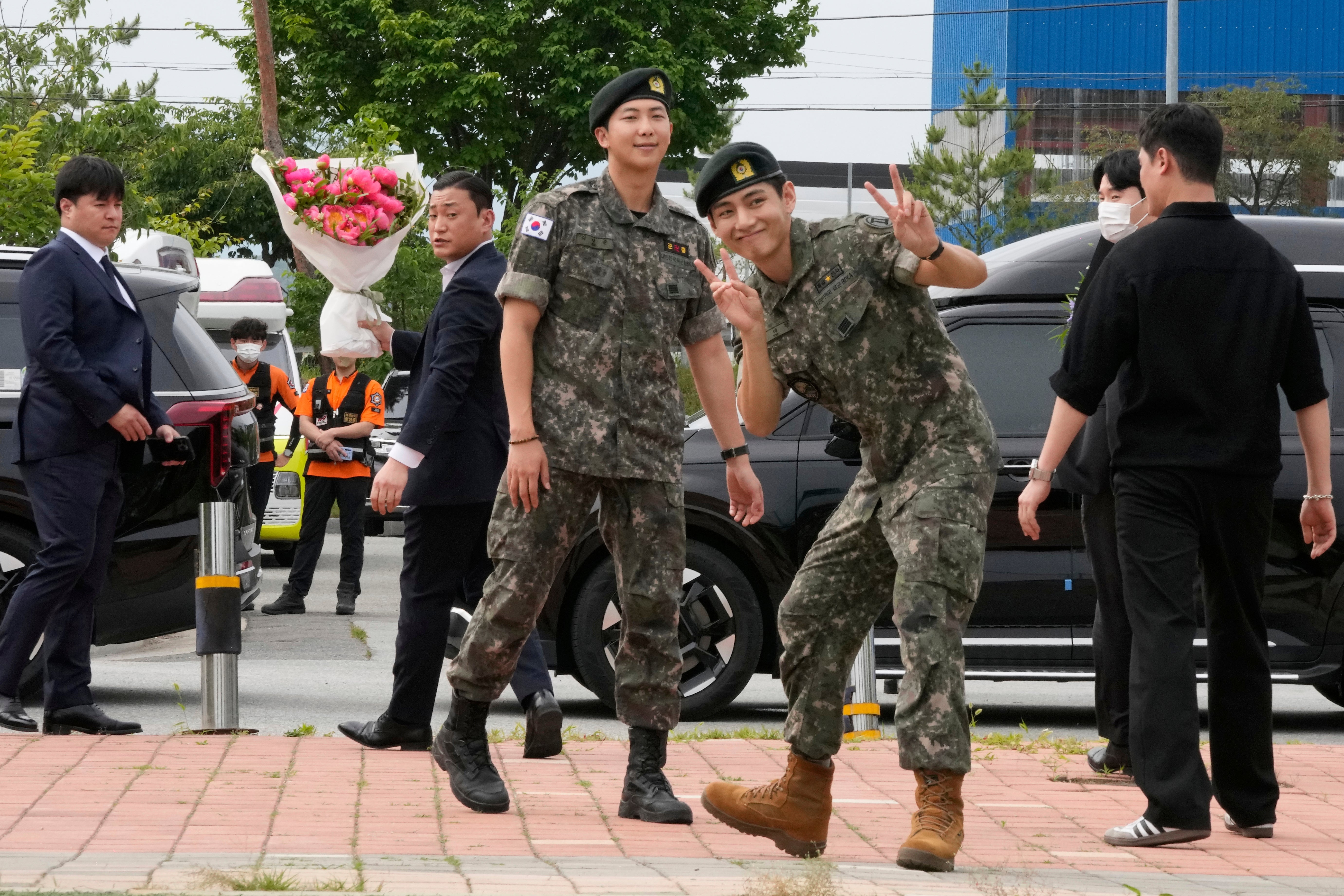 South Korea Music RM V BTS