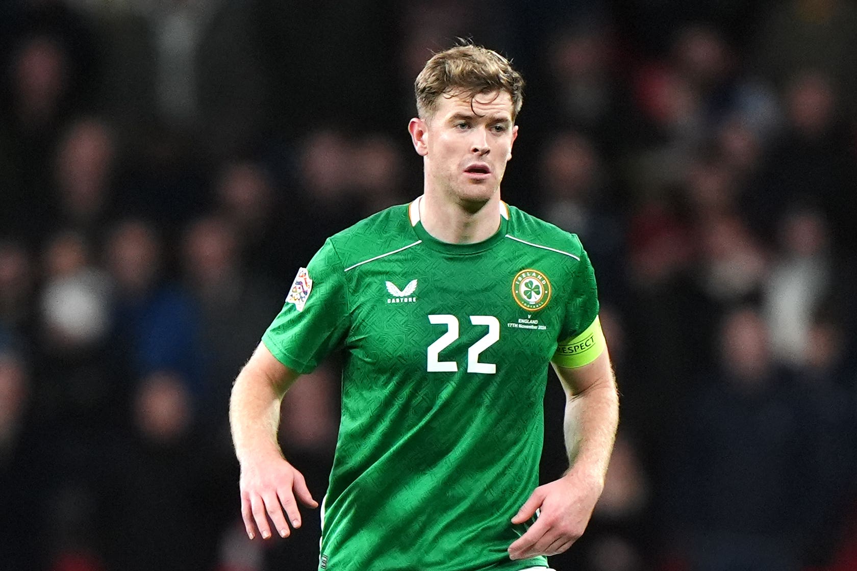 Republic of Ireland defender Nathan Collins is happy to be going into the World Cup qualification campaign with momentum (Bradley Collyer/PA)