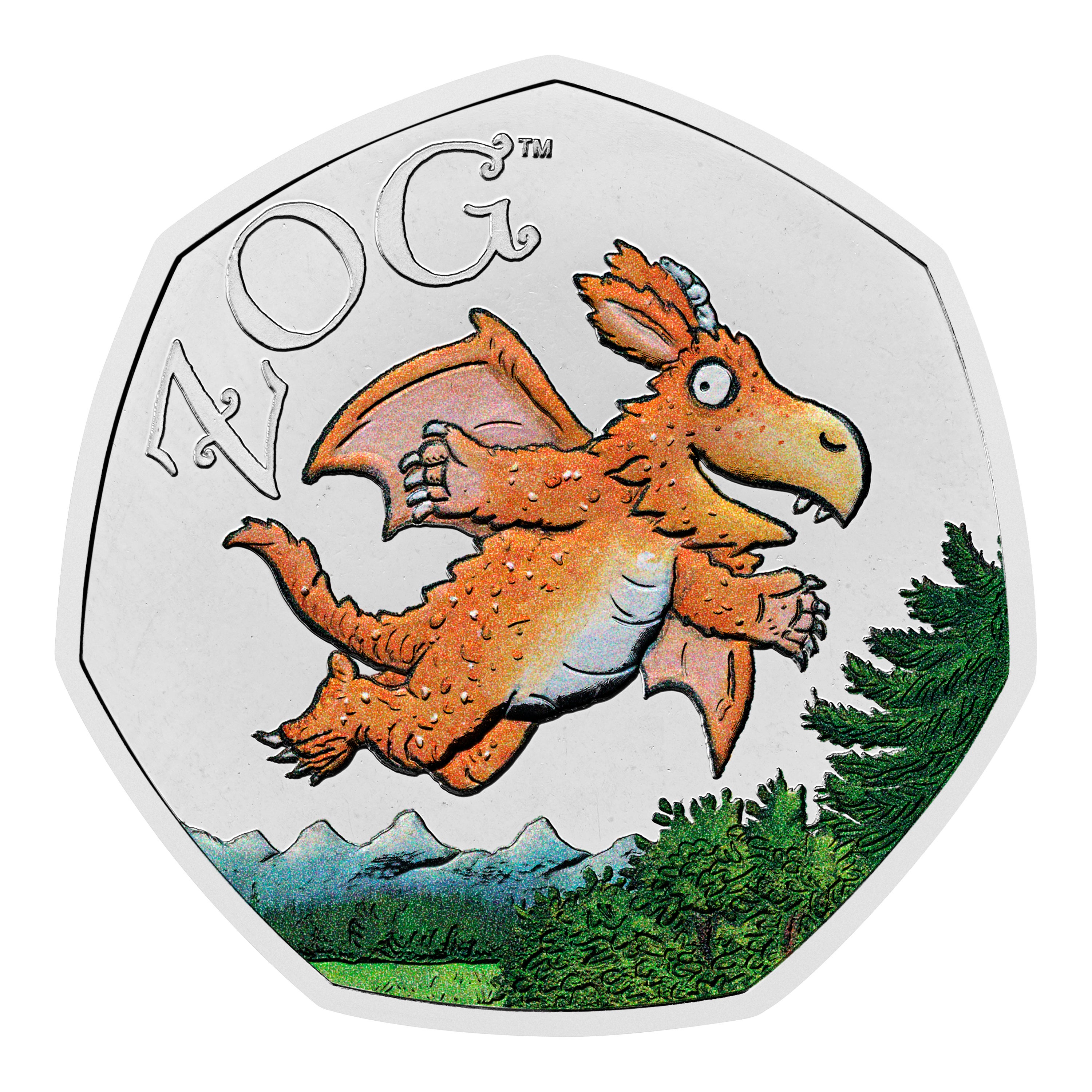 The collectable coin commemorates 15 years since the accident-prone but enthusiastic dragon first soared into the hearts of readers