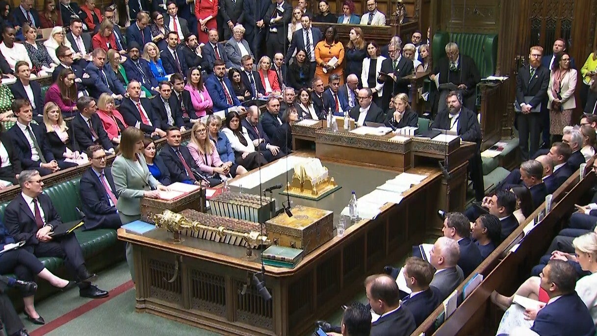 Chancellor of the Exchequer Rachel Reeves delivers her government's spending review to MPs in the House of Commons