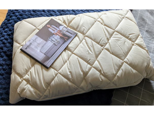 Woolroom washable wool deluxe pillow