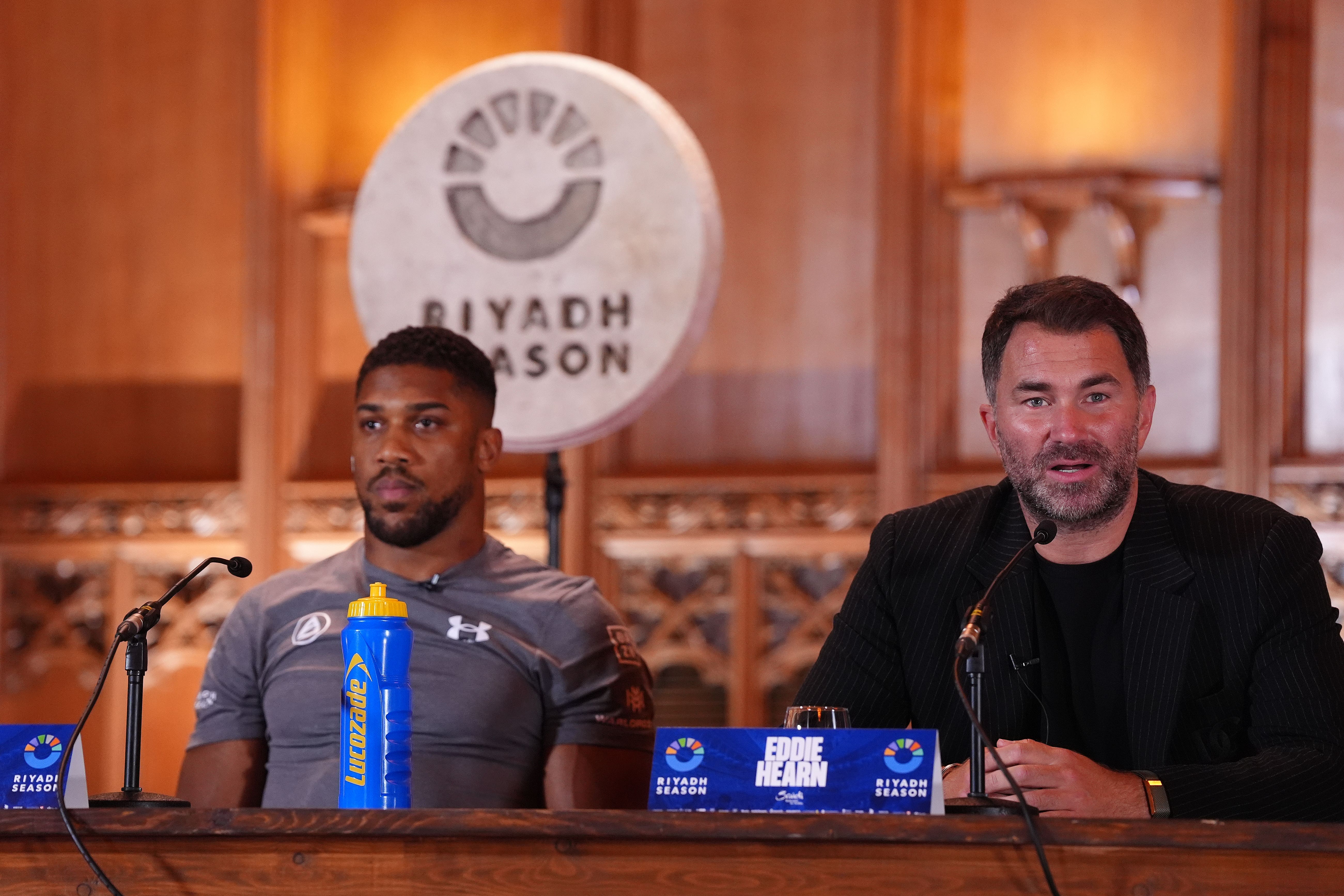 Next year could be Anthony Joshua’s last in boxing, according to Eddie Hearn (Bradley Collyer/PA)