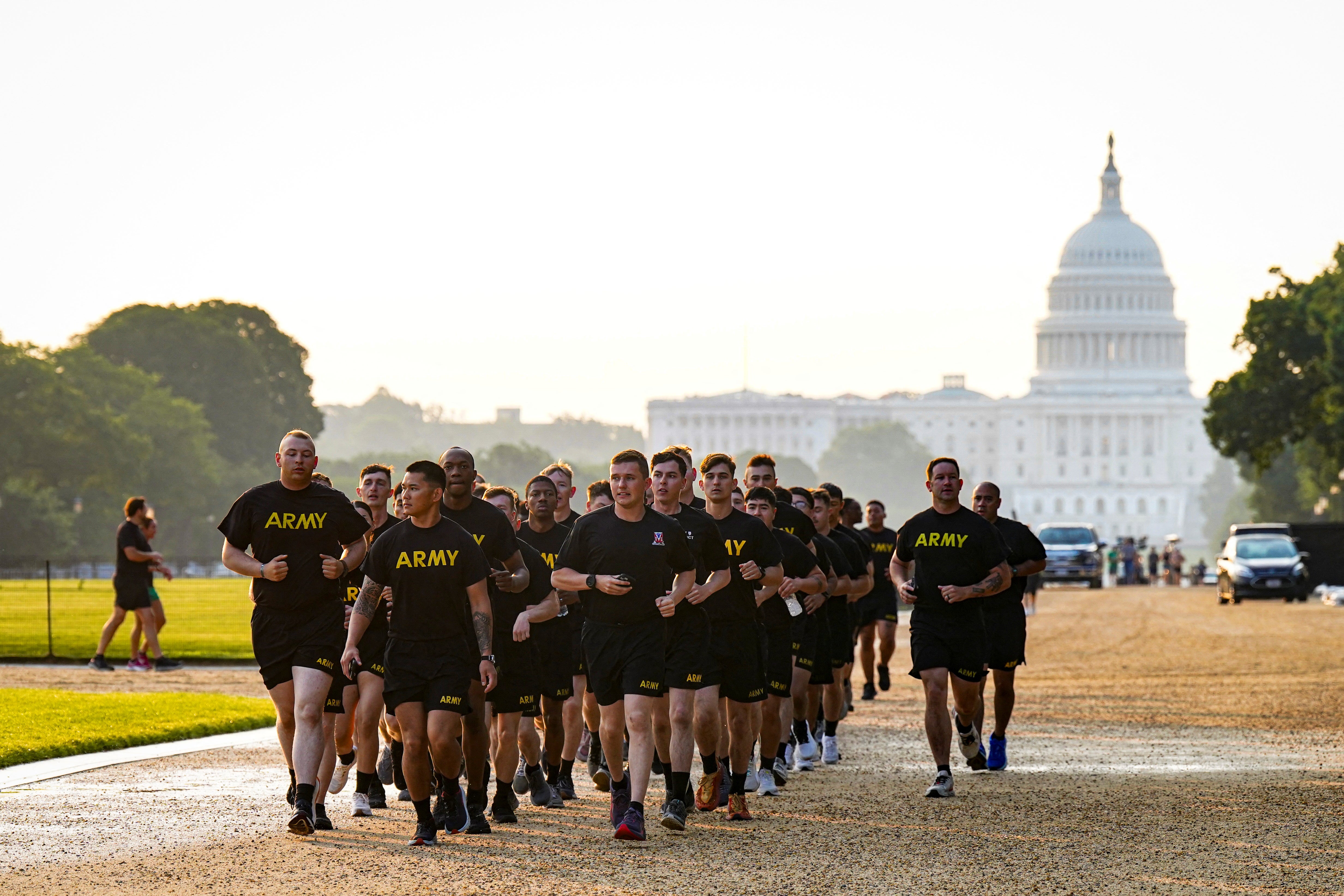 Trump’s big birthday military parade is set for Saturday. His allies in Congress will not be there