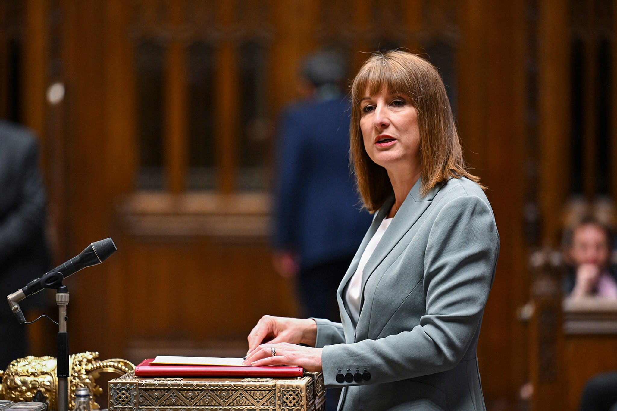 Rachel Reeves delivering the spending review